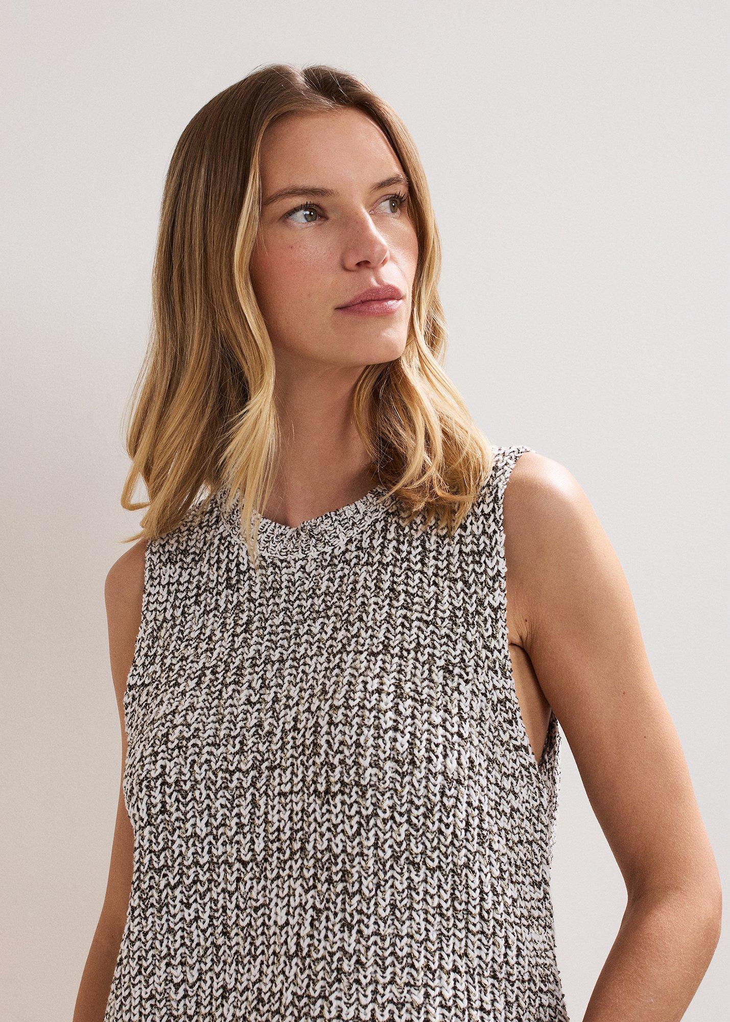 ${product-id}-Lorelle Knit Tank-Black/Ivory-${view-type}