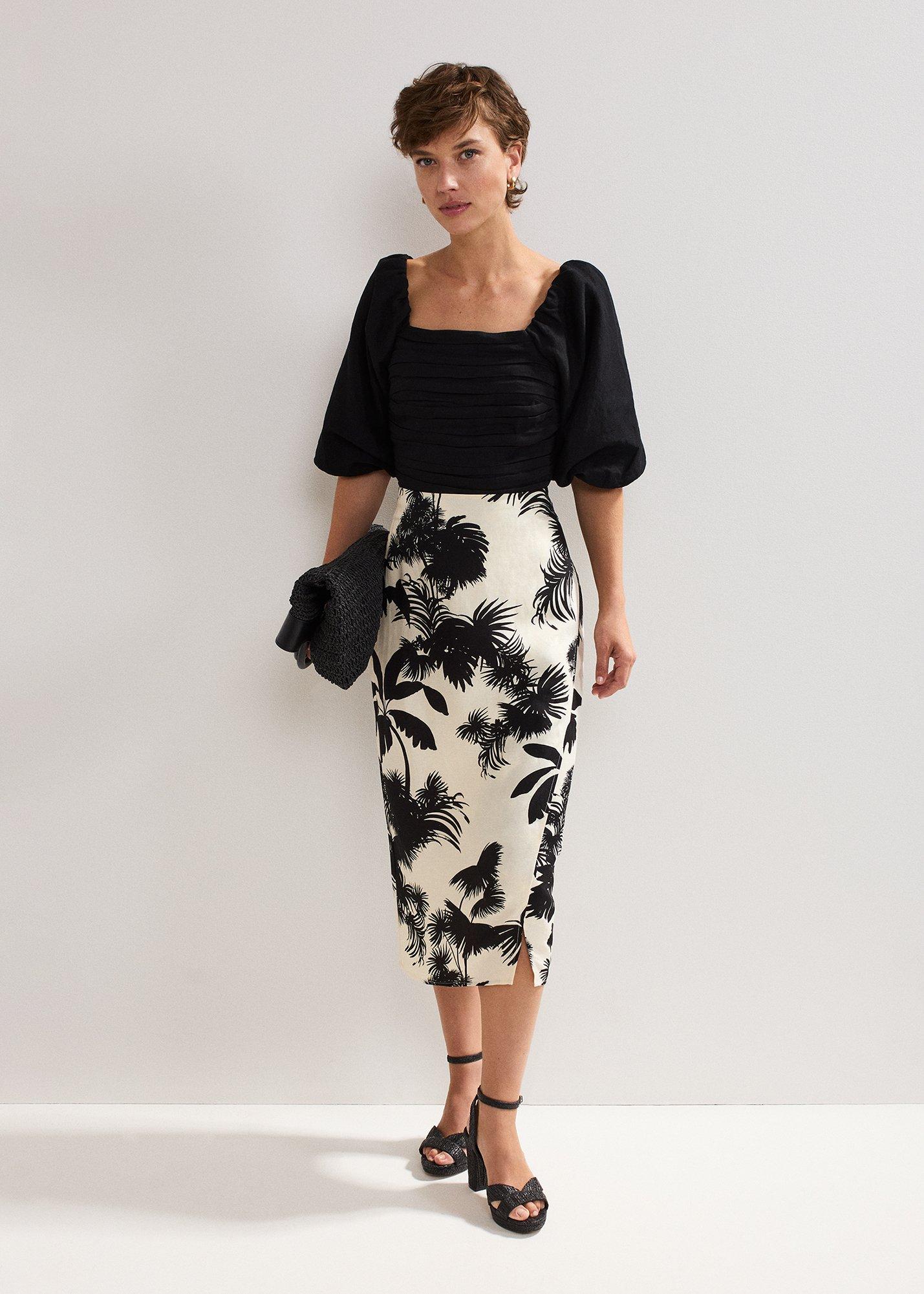 ${product-id}-Vittoria Skirt-Black/Ivory-${view-type}