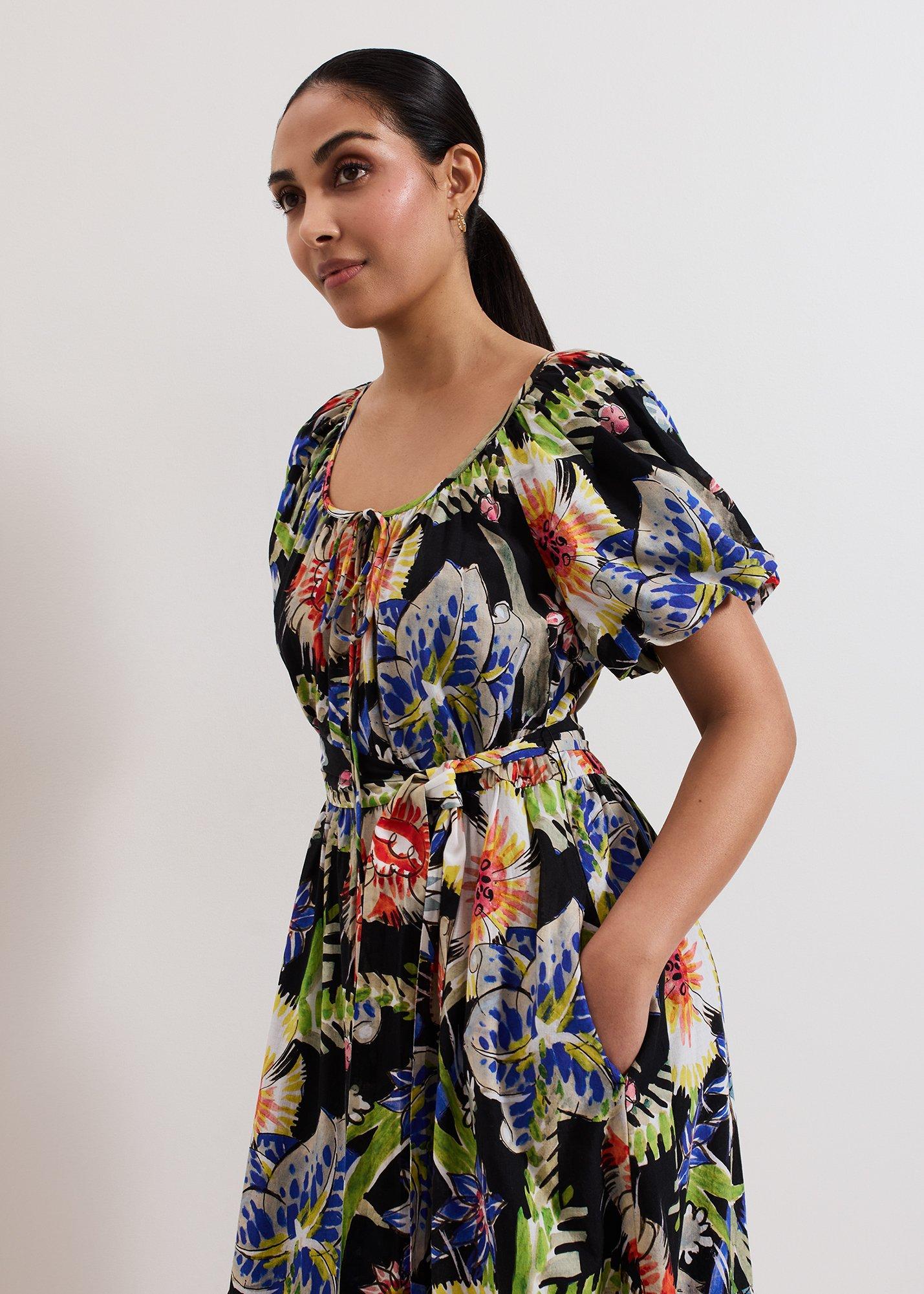 Petite Asa Floral Dress