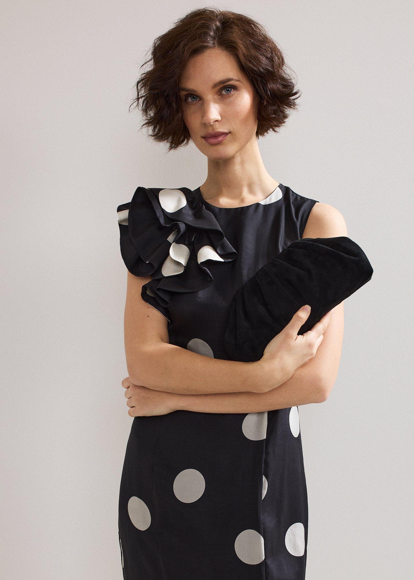 ${product-id}- Suede Clutch Bag-Black-${view-type}