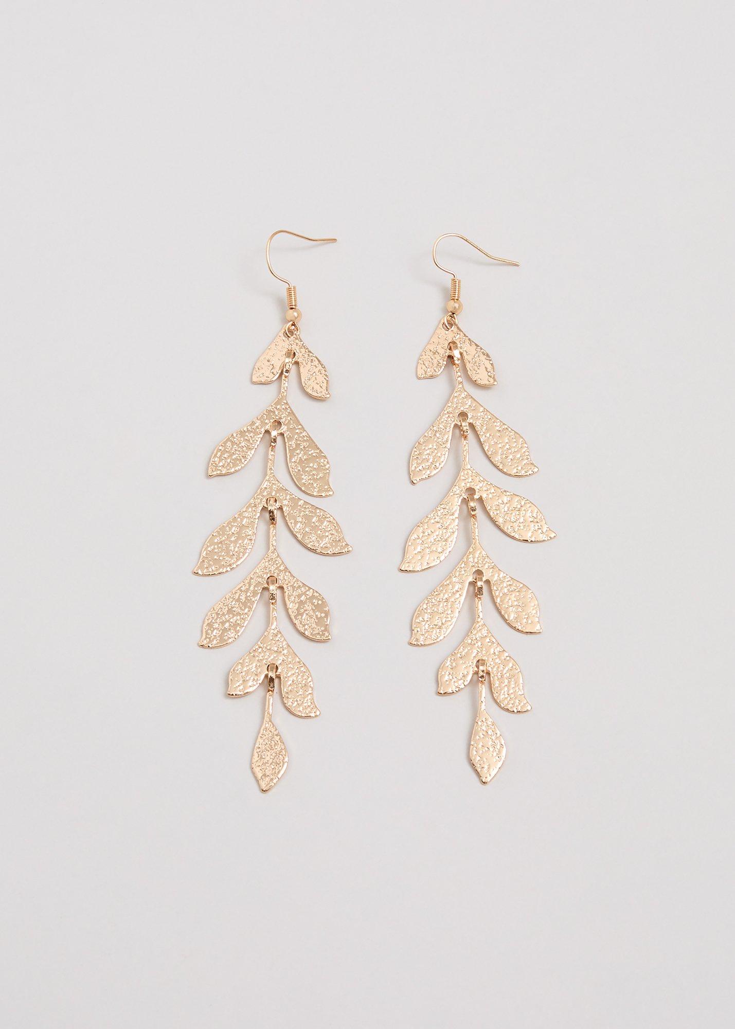 Leaf Long Earrings