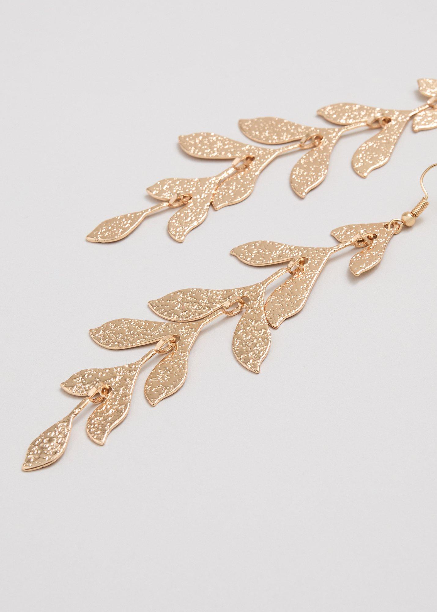Leaf Long Earrings