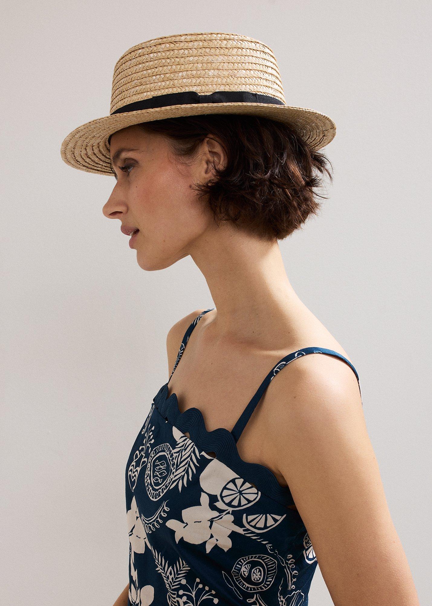 Casual Straw Boater