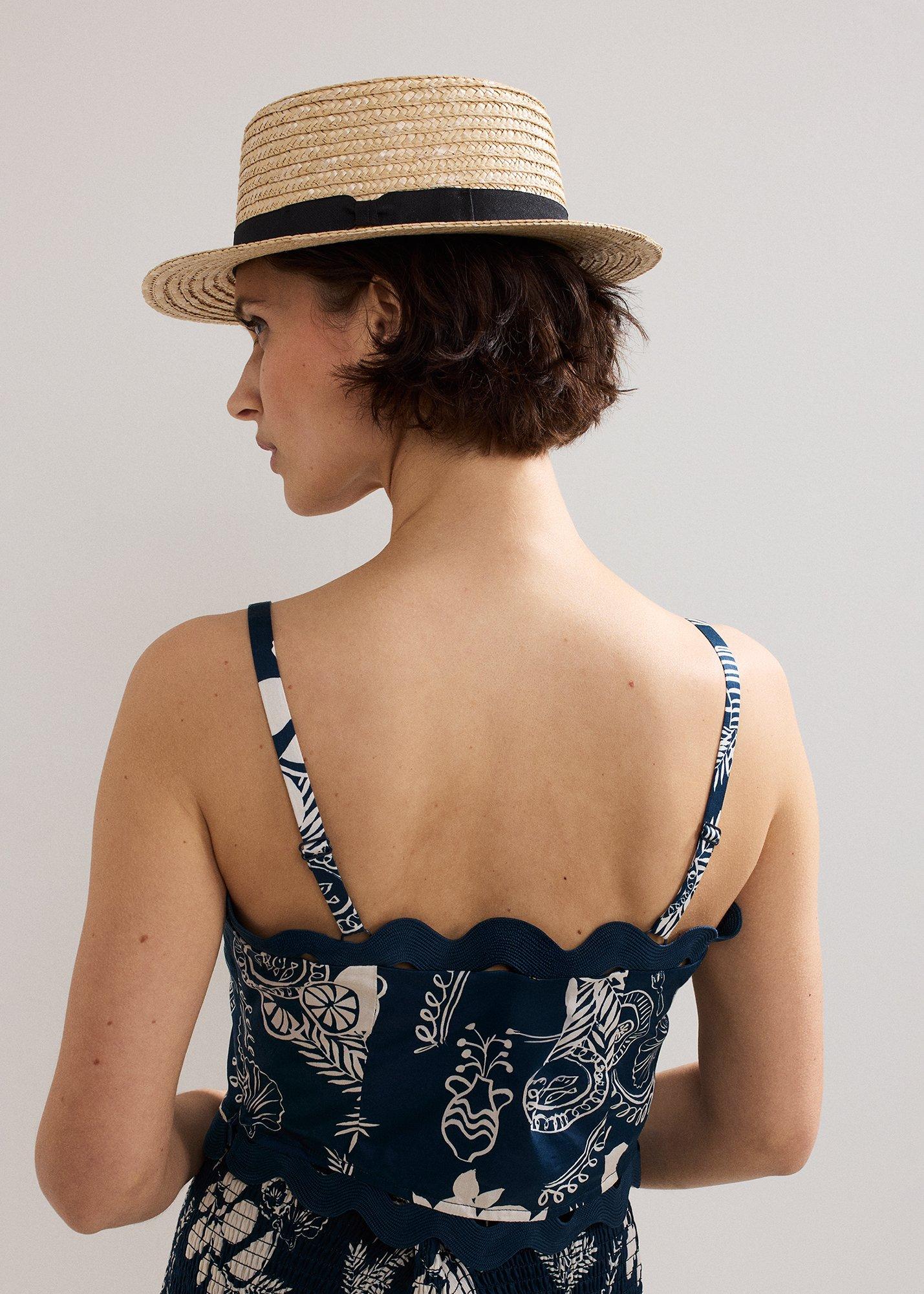 Casual Straw Boater