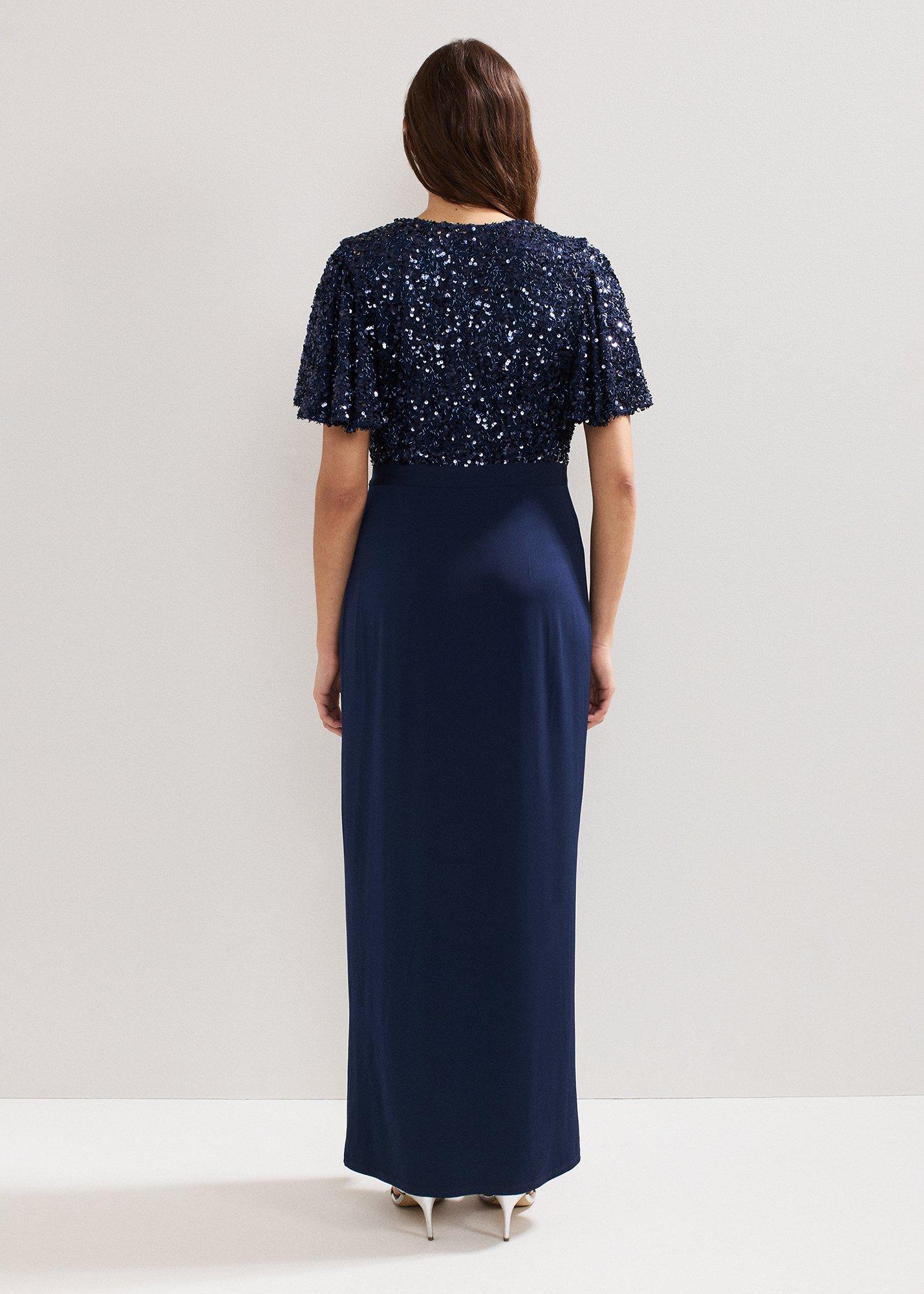 ${product-id}-Janessa Sequin Dress-Navy-${view-type}