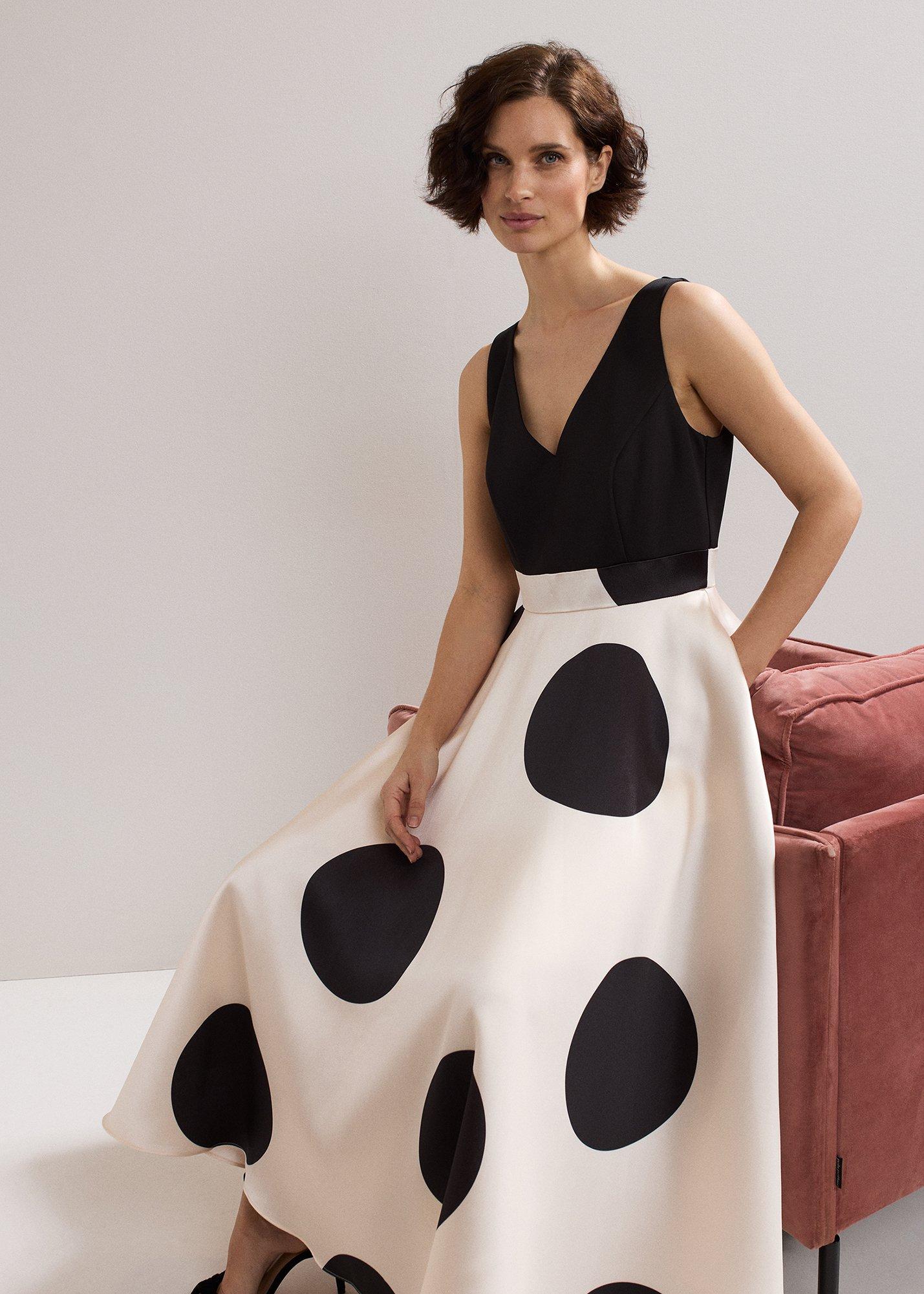 ${product-id}-Delie Spot Dress-Black/Ivory-${view-type}