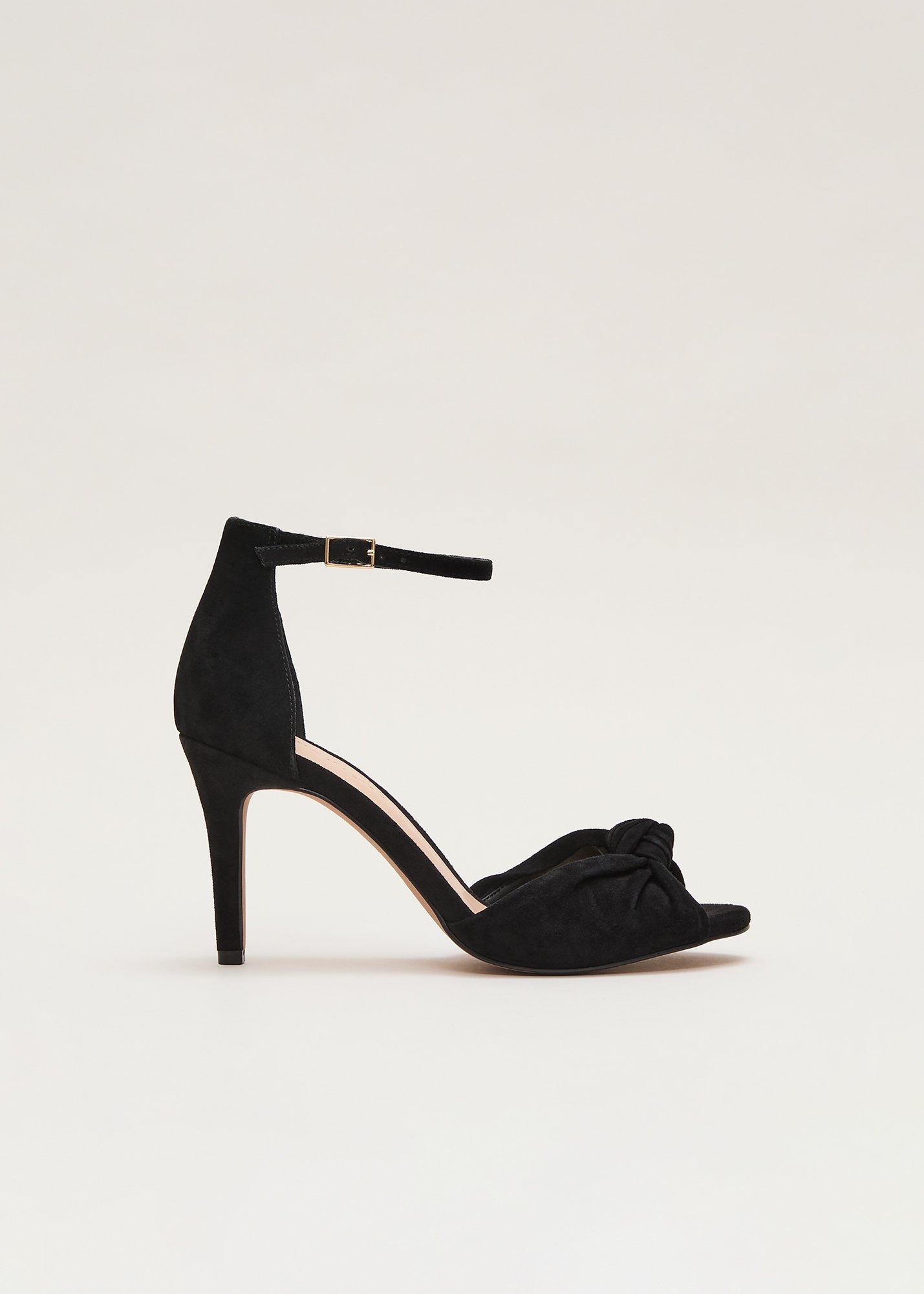 Suede Knotted Sandal