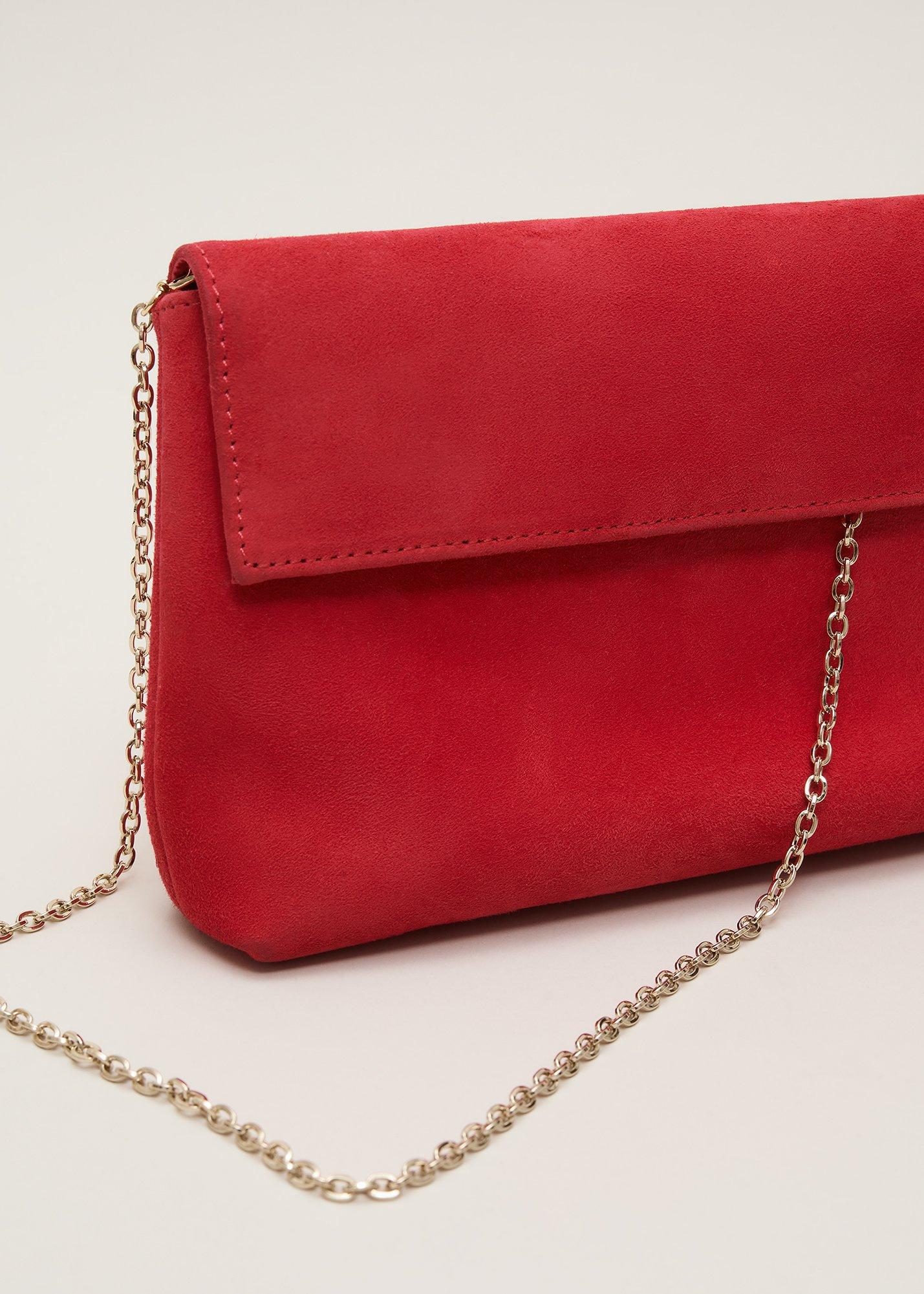 ${product-id}-Suede Clutch Bag-Coral-${view-type}