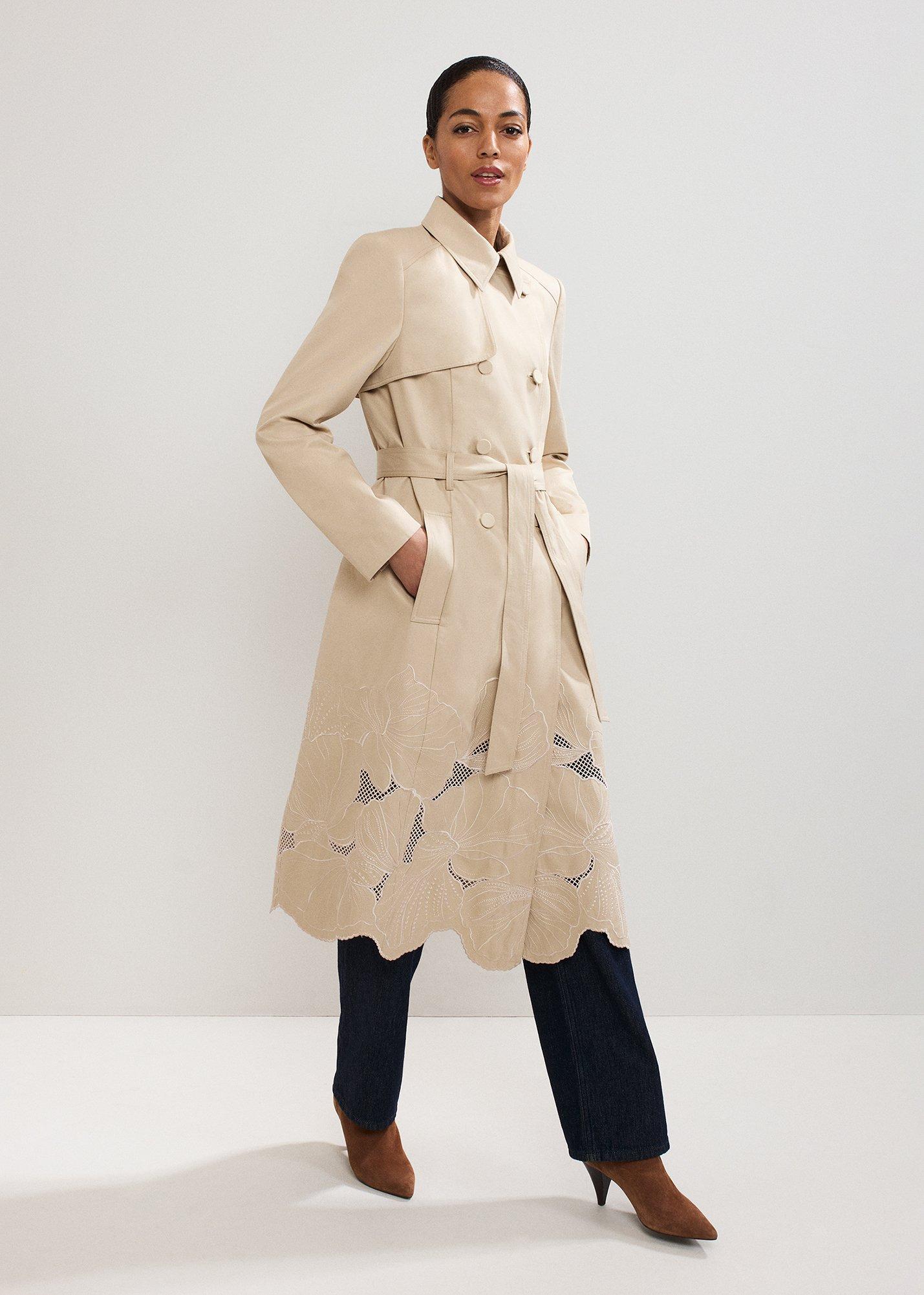 Elm Cutwork Trench
