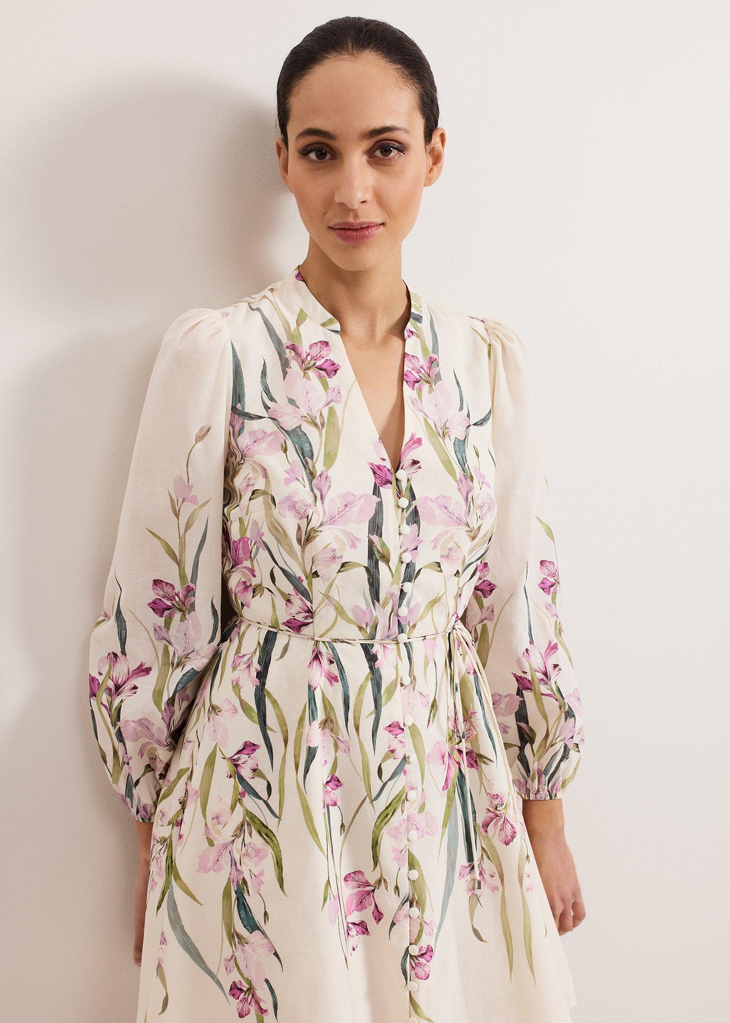 ${product-id}-Velma Floral Dress-Ivory-${view-type}