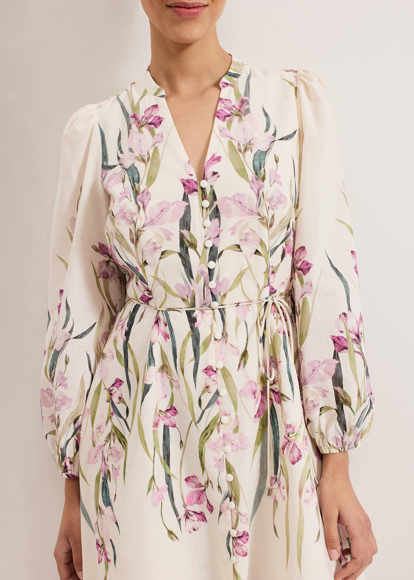 ${product-id}-Velma Floral Dress-Ivory-${view-type}