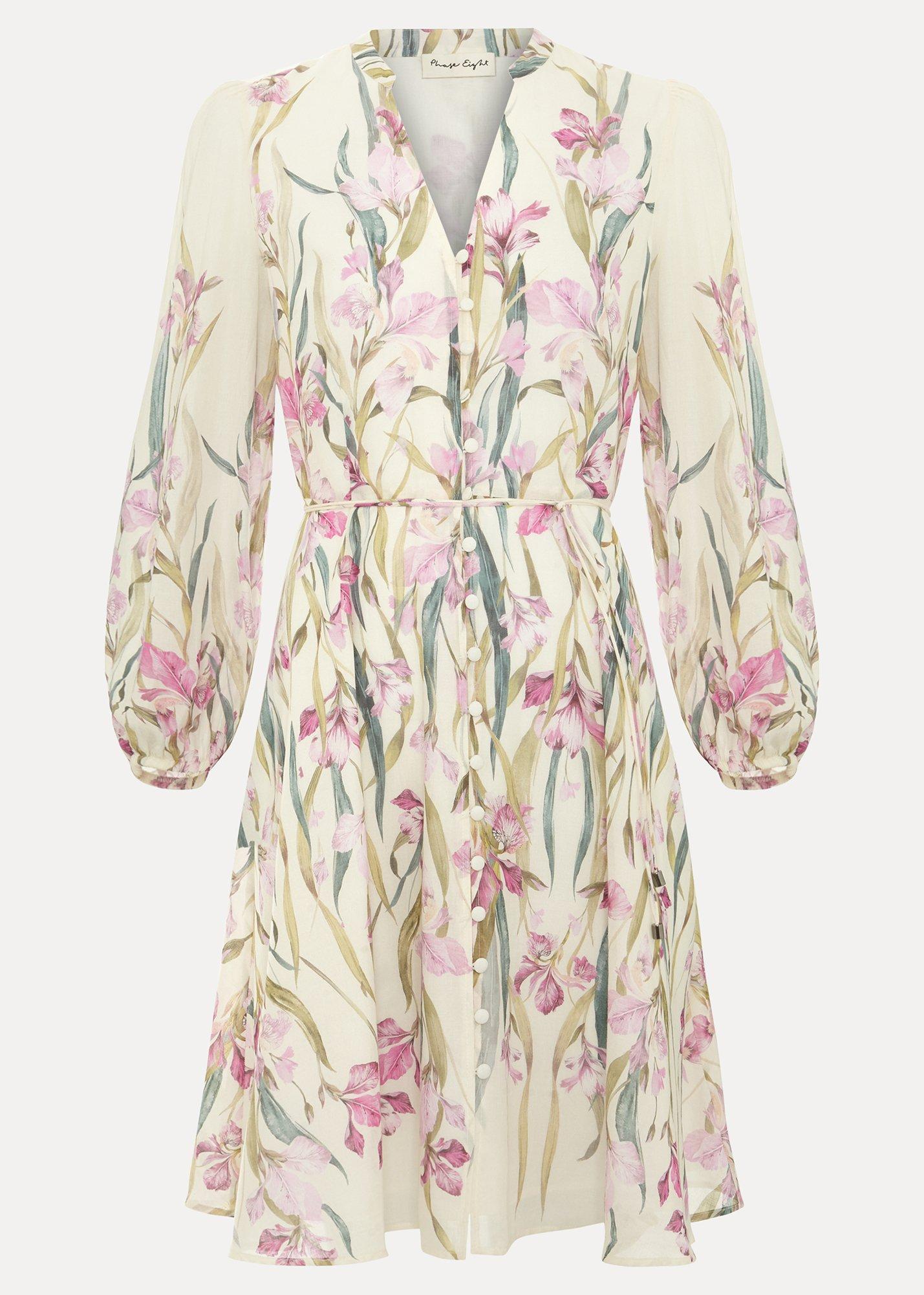 ${product-id}-Velma Floral Dress-Ivory-${view-type}