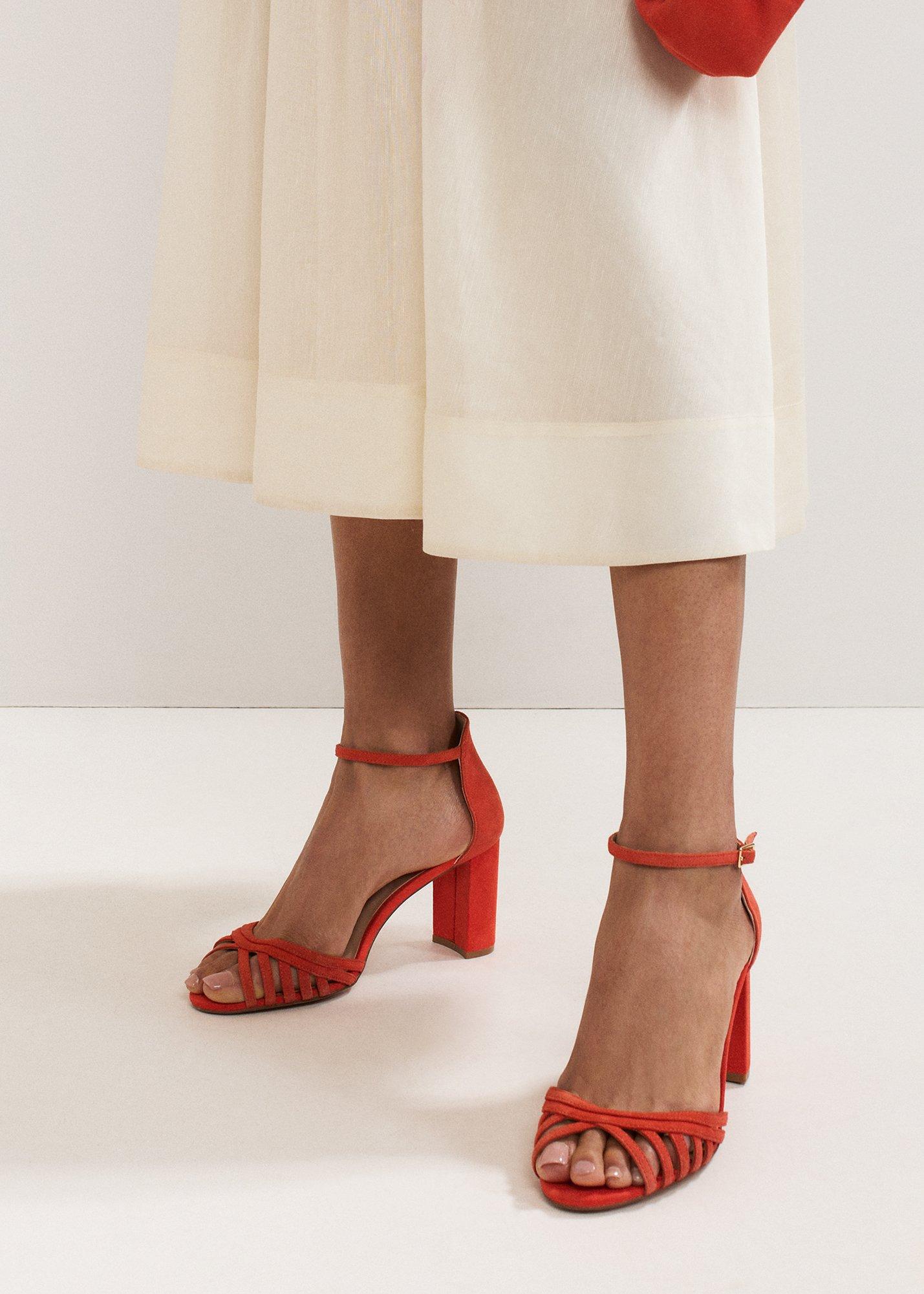 ${product-id}-Block Heel Sandals-Orange-${view-type}