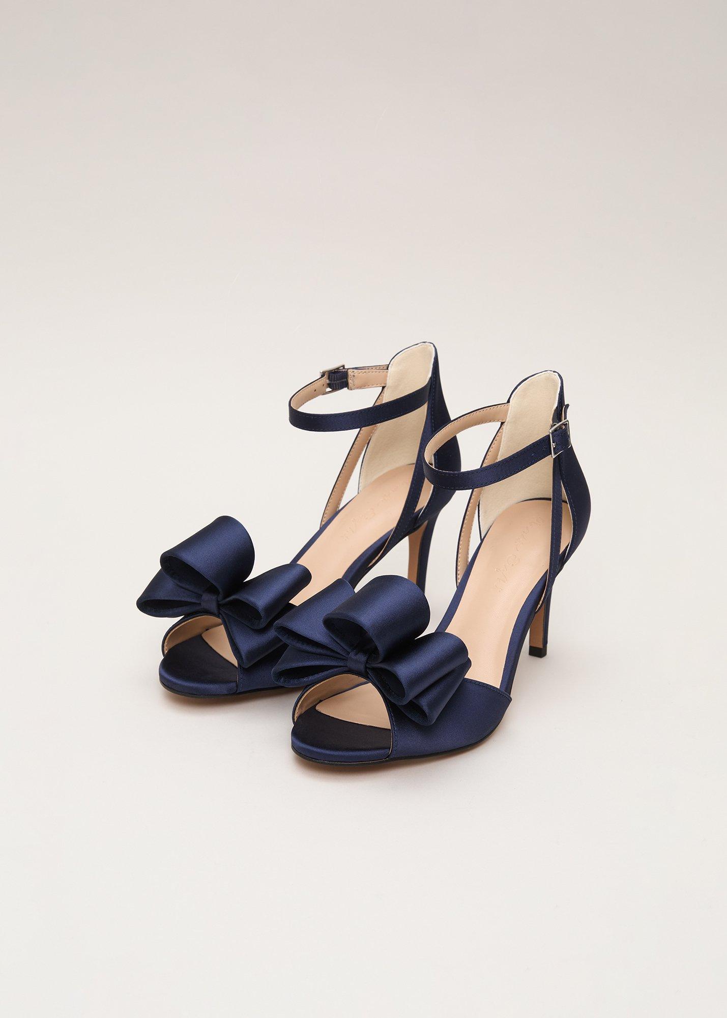 Satin Bow Sandals