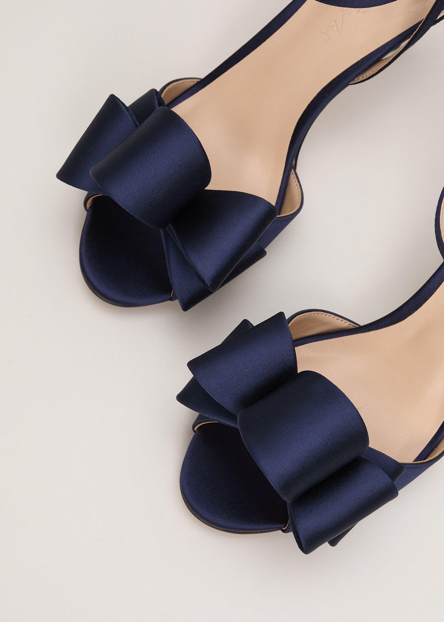${product-id}-Satin Bow Sandals-Navy-${view-type}