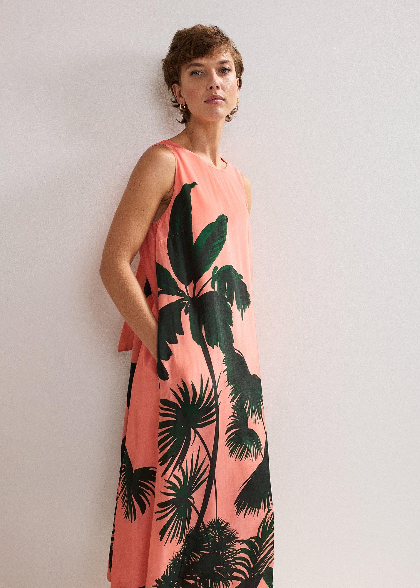 ${product-id}-Leila Palm Dress-Coral-${view-type}