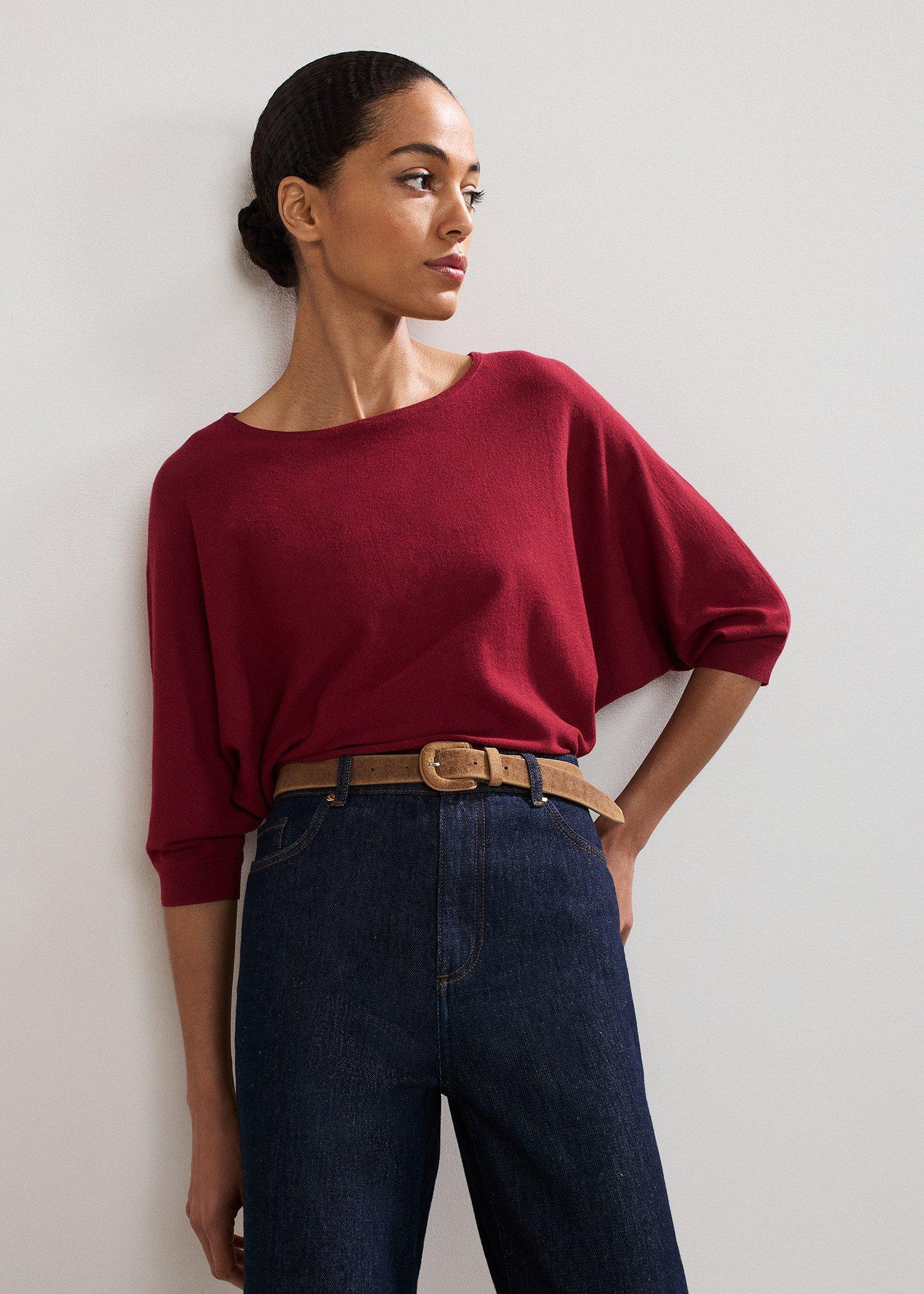 Cristine Batwing Knitted Jumper