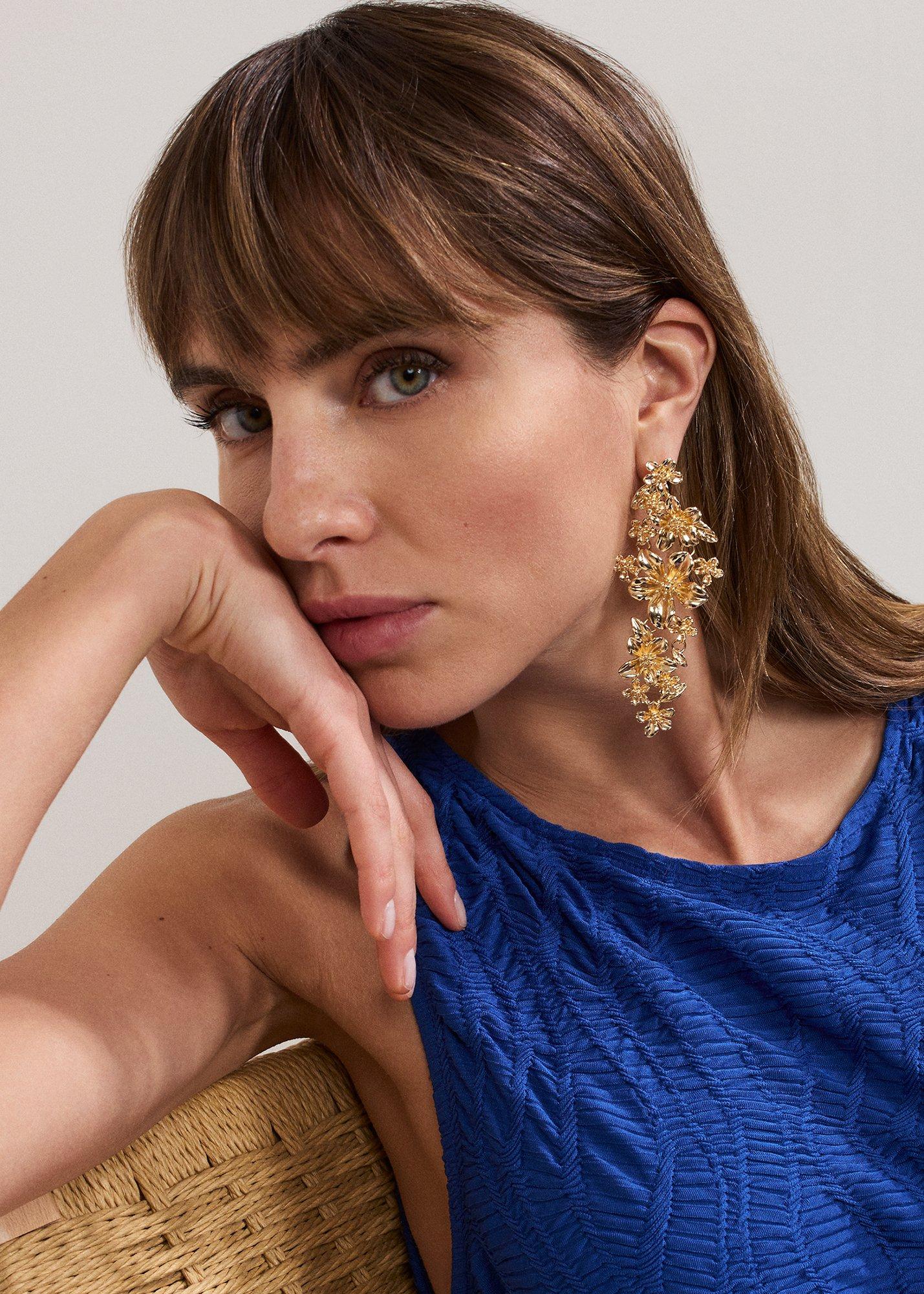 ${product-id}-Flower Earrings-Gold-${view-type}