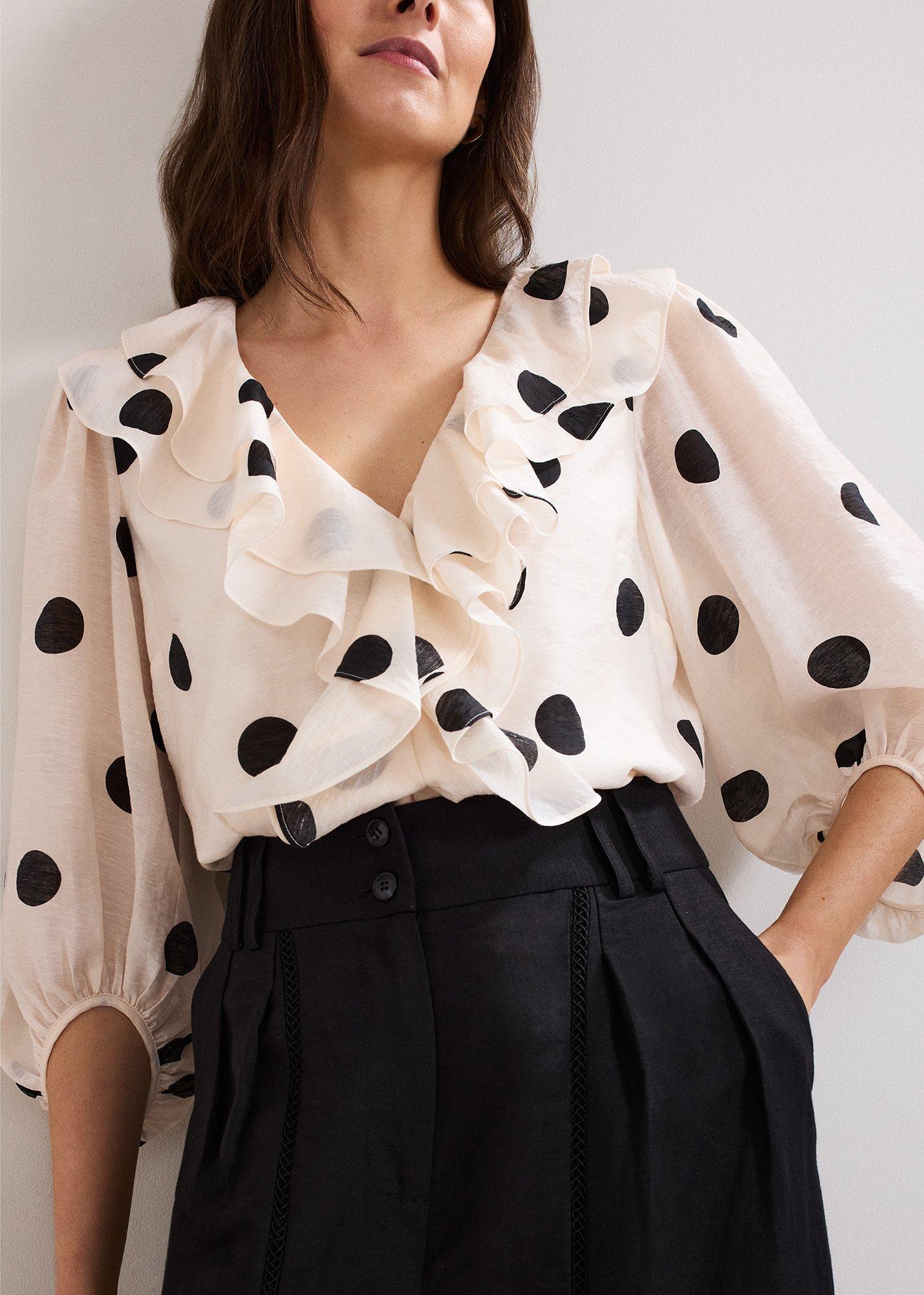 ${product-id}-Jaqlyn Spot Blouse-Pink-${view-type}