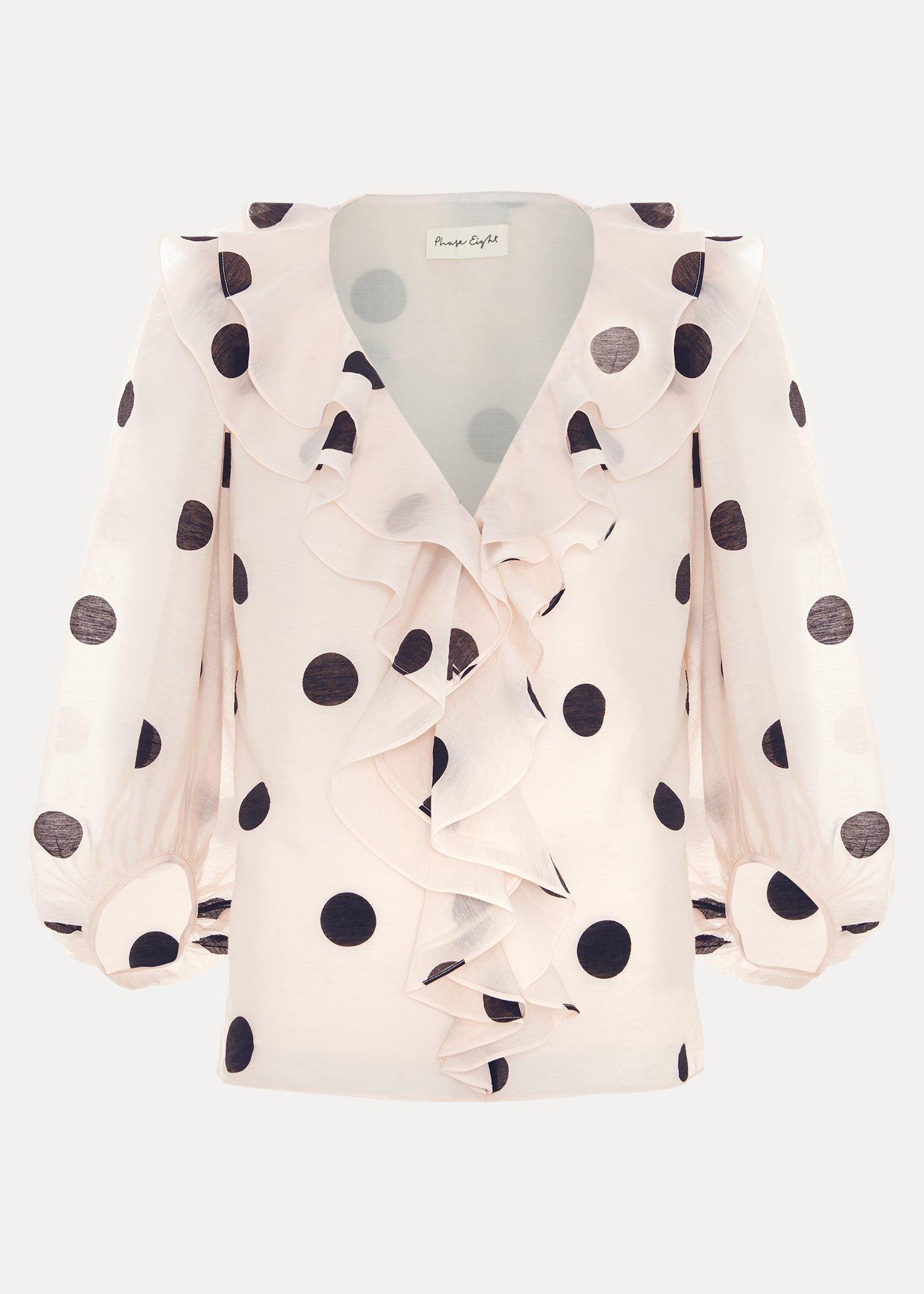 ${product-id}-Jaqlyn Spot Blouse-Pink-${view-type}