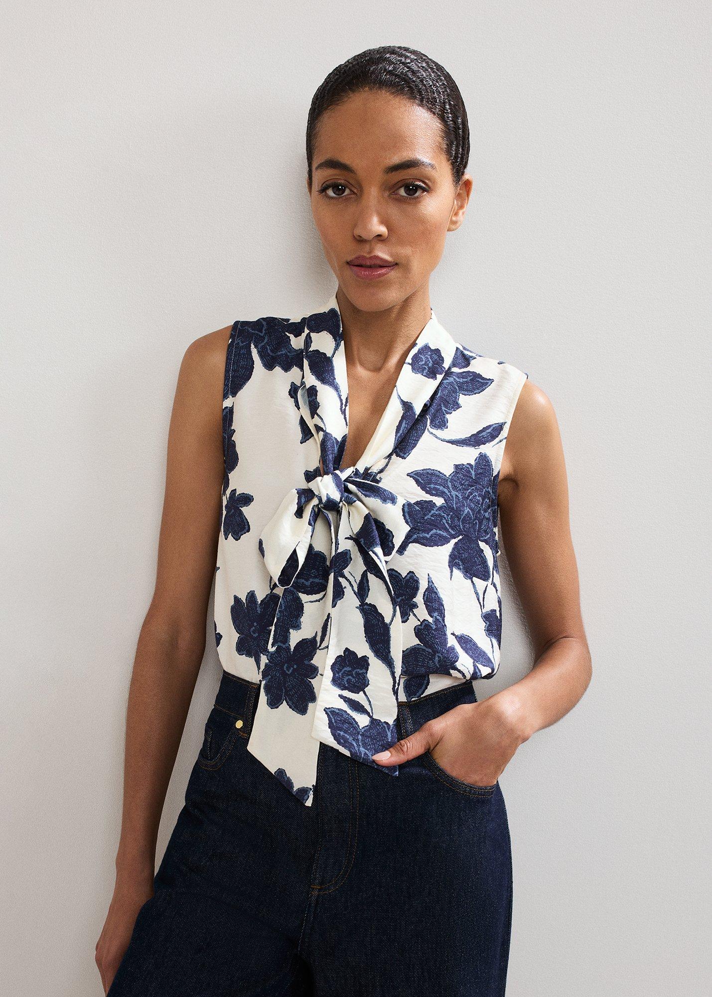 ${product-id}-Junie Floral Blouse-Navy/Ivory-${view-type}