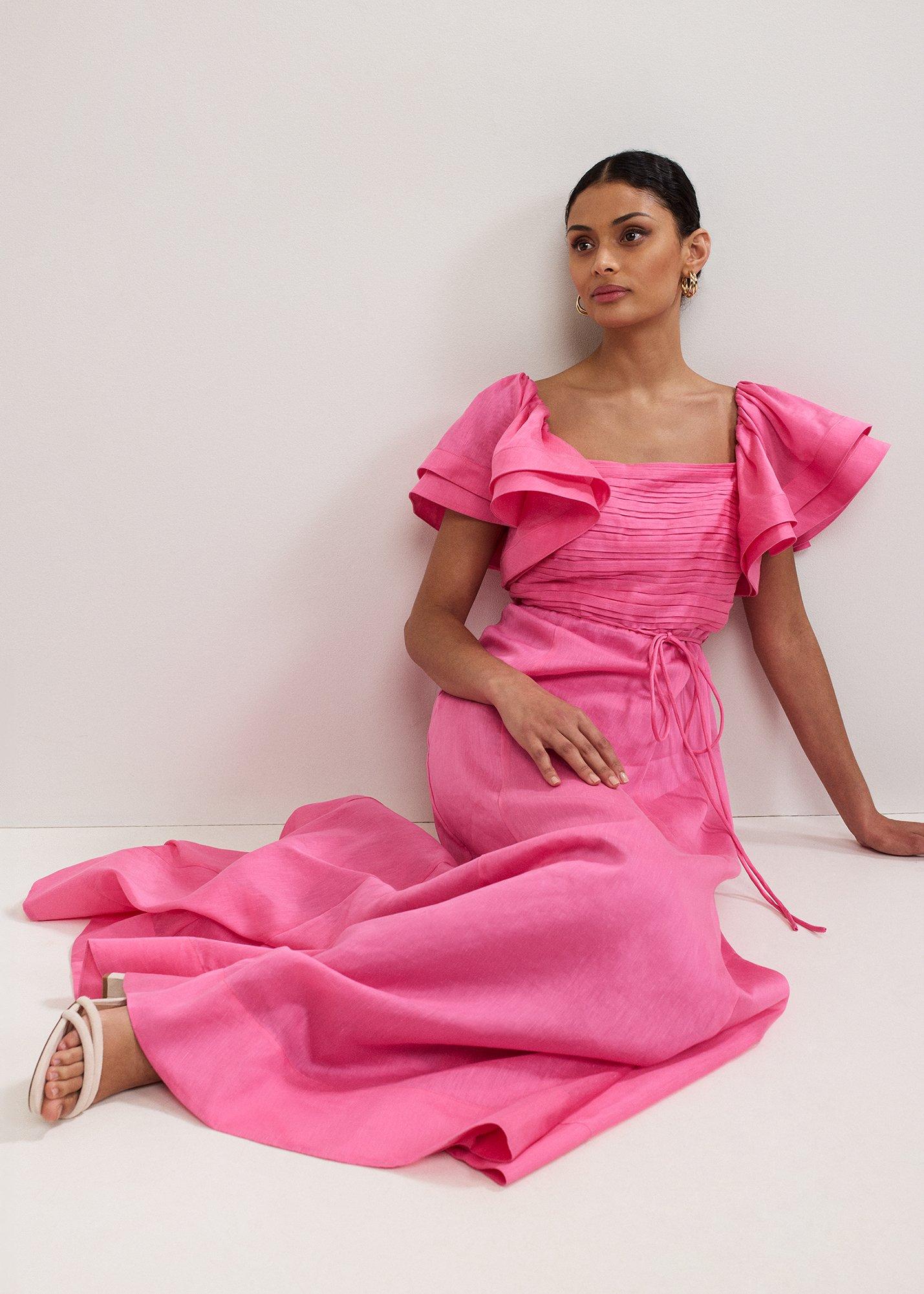 ${product-id}-Rhianna Midi Dress-Pink-${view-type}