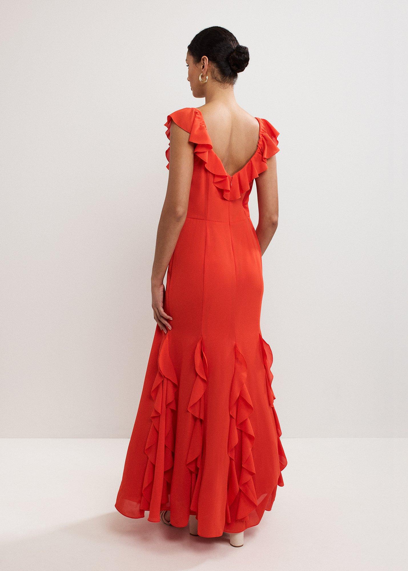 Lianah Ruffle Maxi Dress