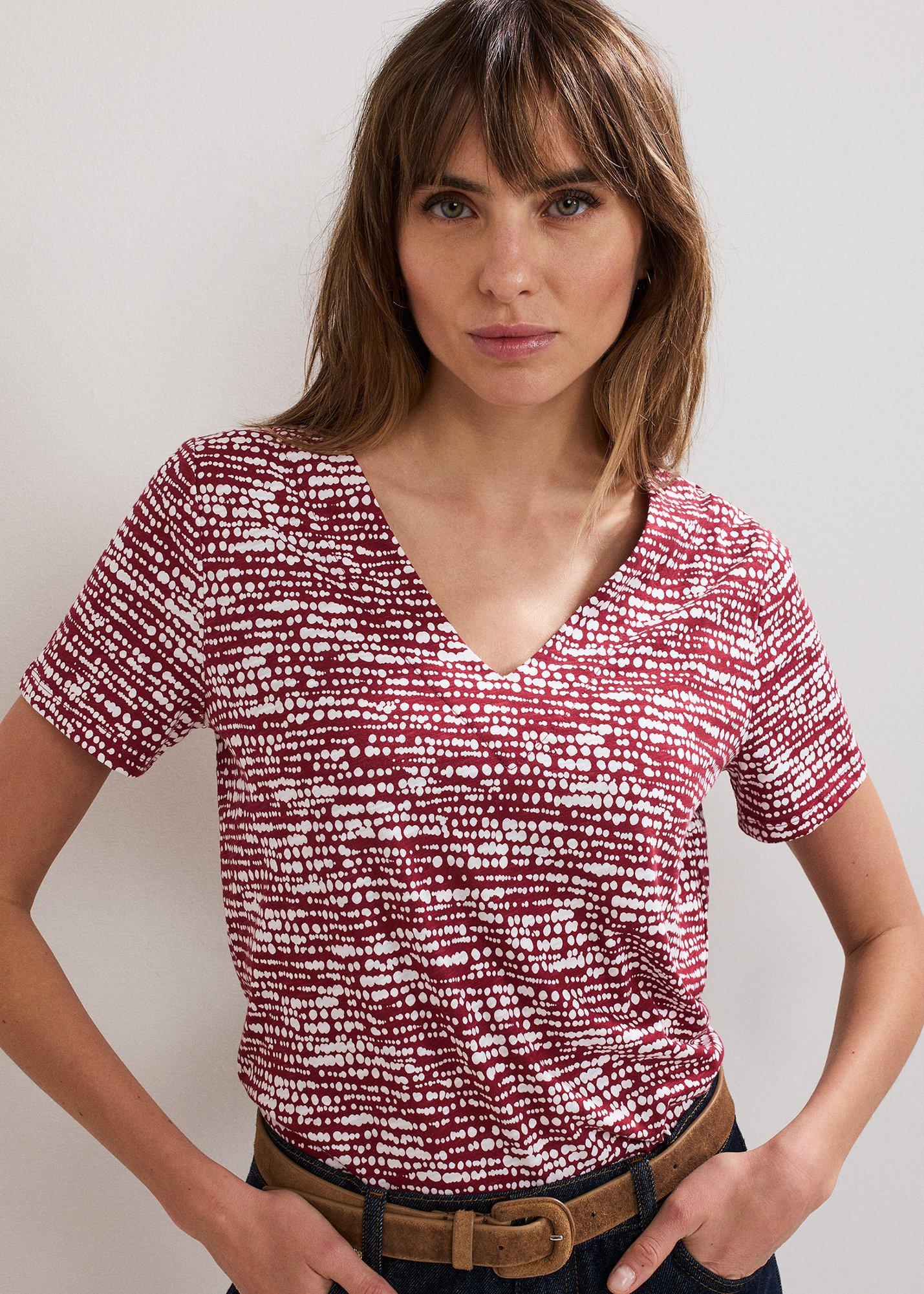 Alice Spot Print Top