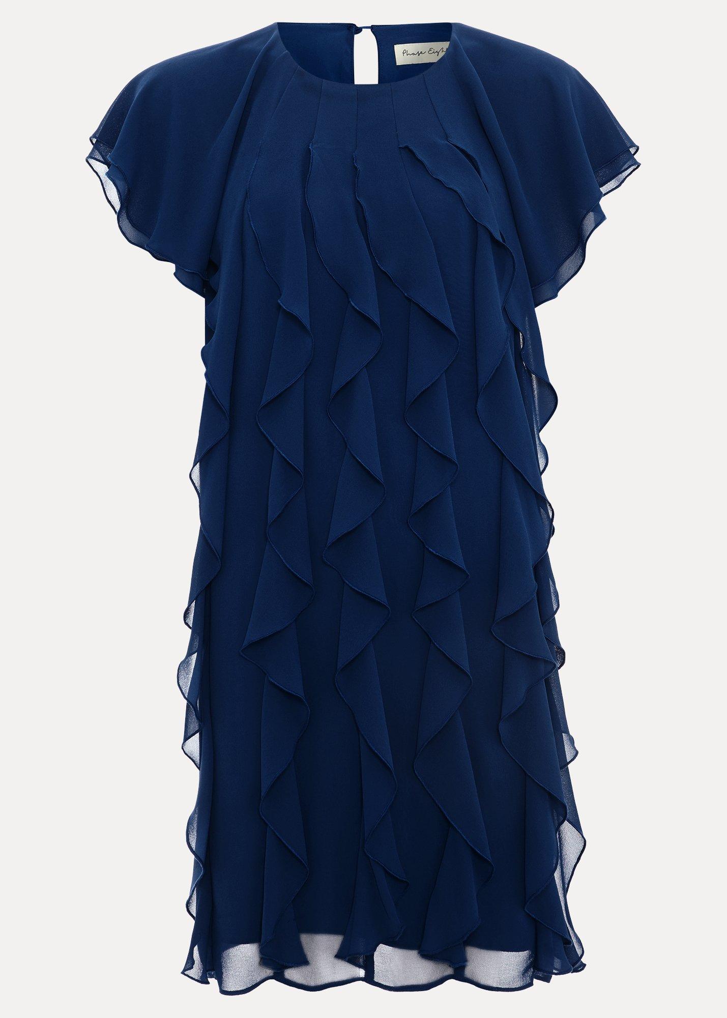 Claudette Blue Frill Mini Dress