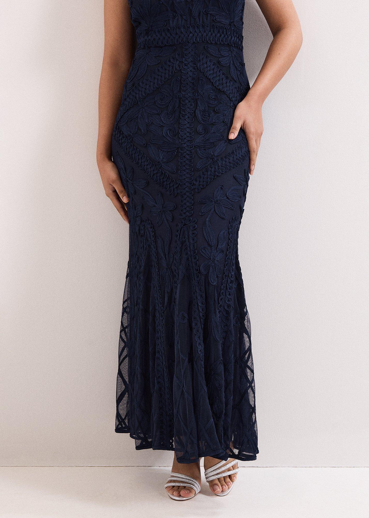 ${product-id}-Petite Khiana Dress-Navy-${view-type}