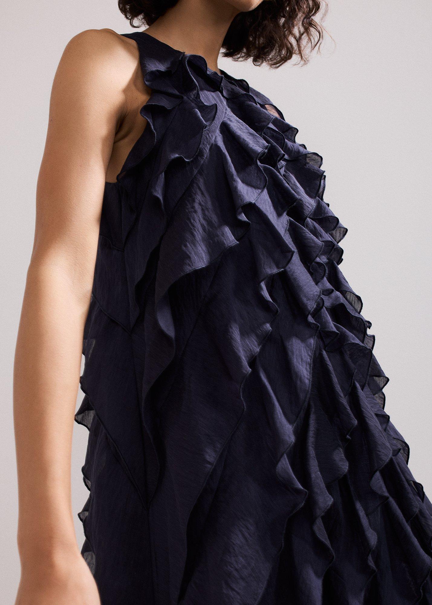 ${product-id}-Latara Ruffle Dress-Navy-${view-type}