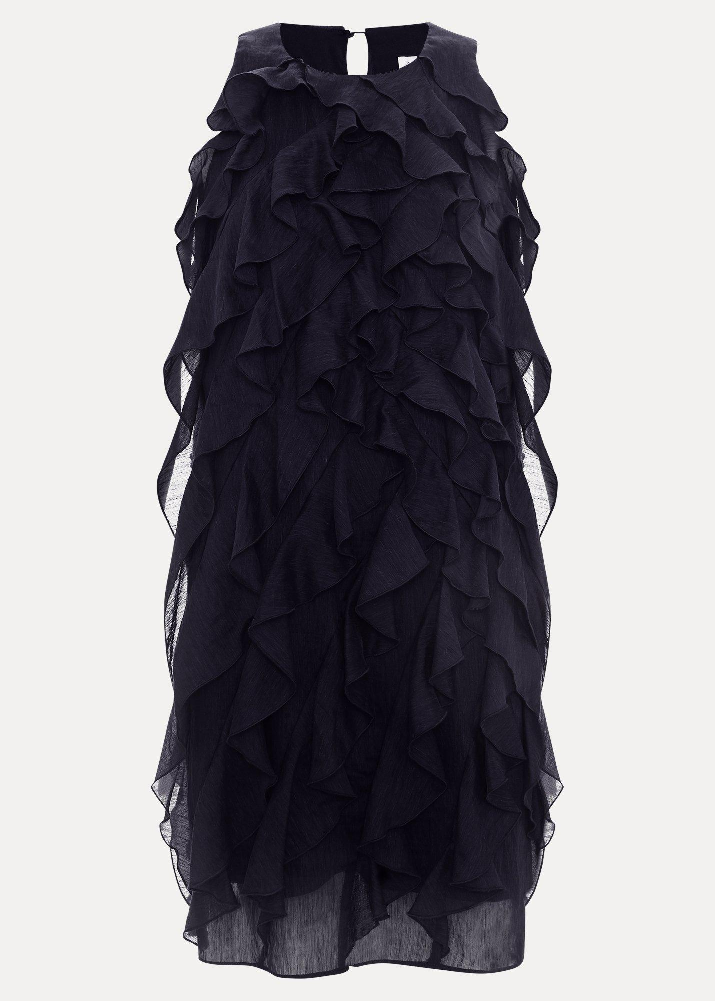 ${product-id}-Latara Ruffle Dress-Navy-${view-type}
