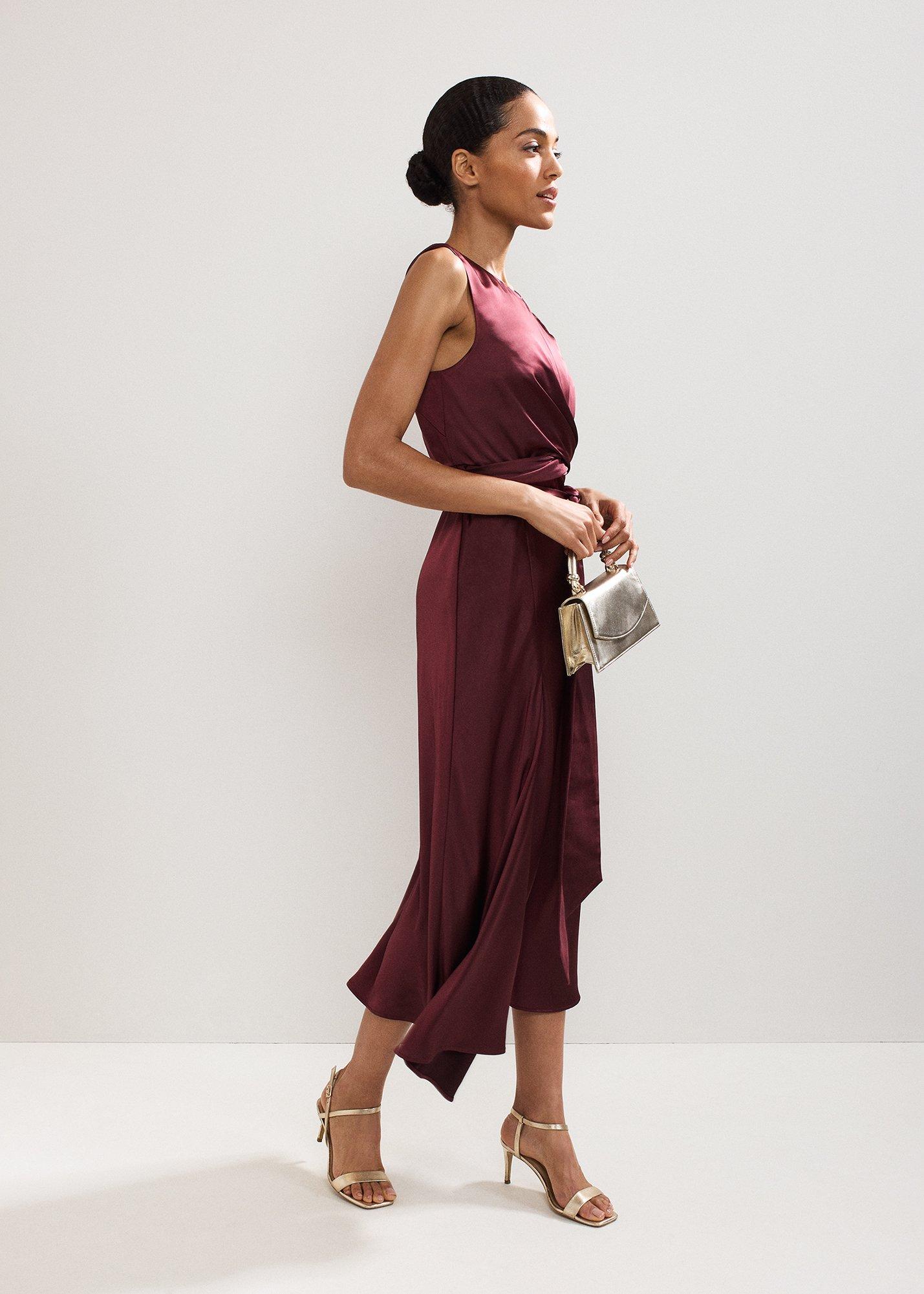 ${product-id}-Felicity Satin Dress-Burgundy-${view-type}