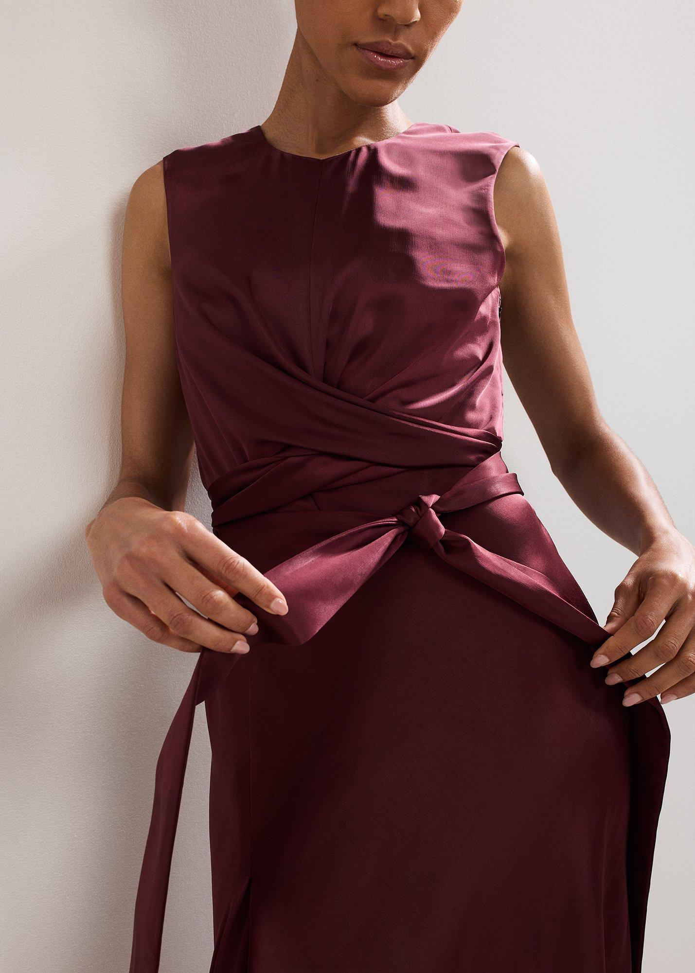 ${product-id}-Felicity Satin Dress-Burgundy-${view-type}