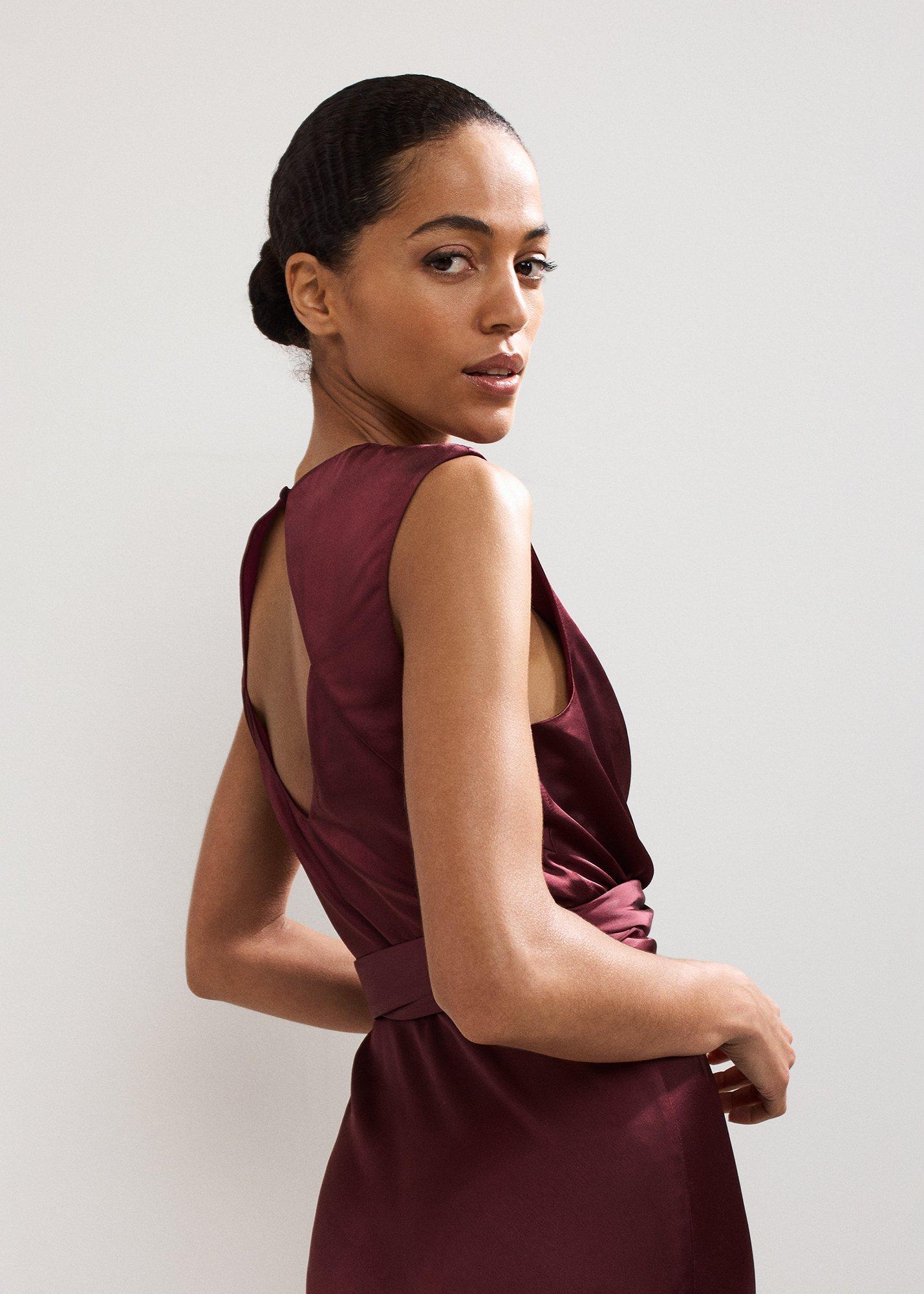 ${product-id}-Felicity Satin Dress-Burgundy-${view-type}
