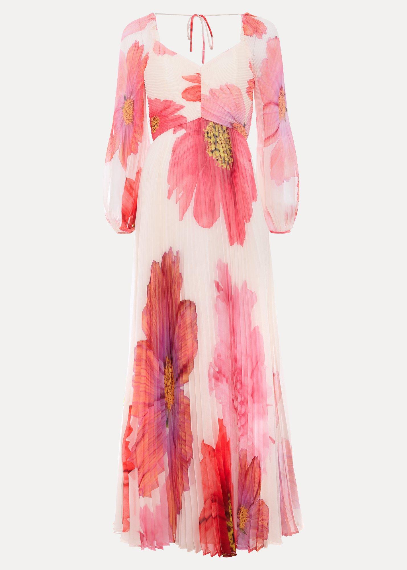 ${product-id}-Reanna Pleated Dress-Ivory-${view-type}