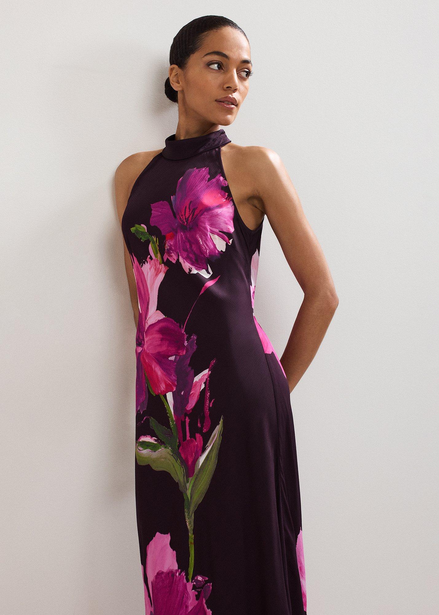 ${product-id}-Marcella Satin Dress-Multi-${view-type}