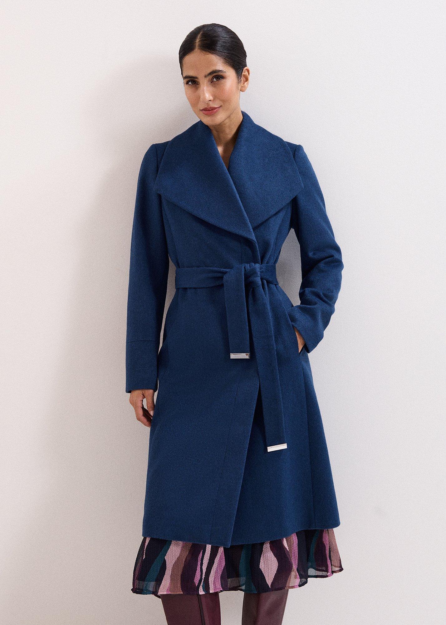 Nicci Belted Wool Coat