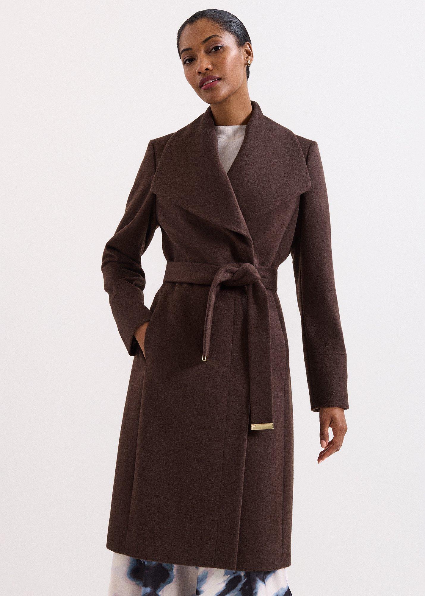 Nicci Belted Wool Coat