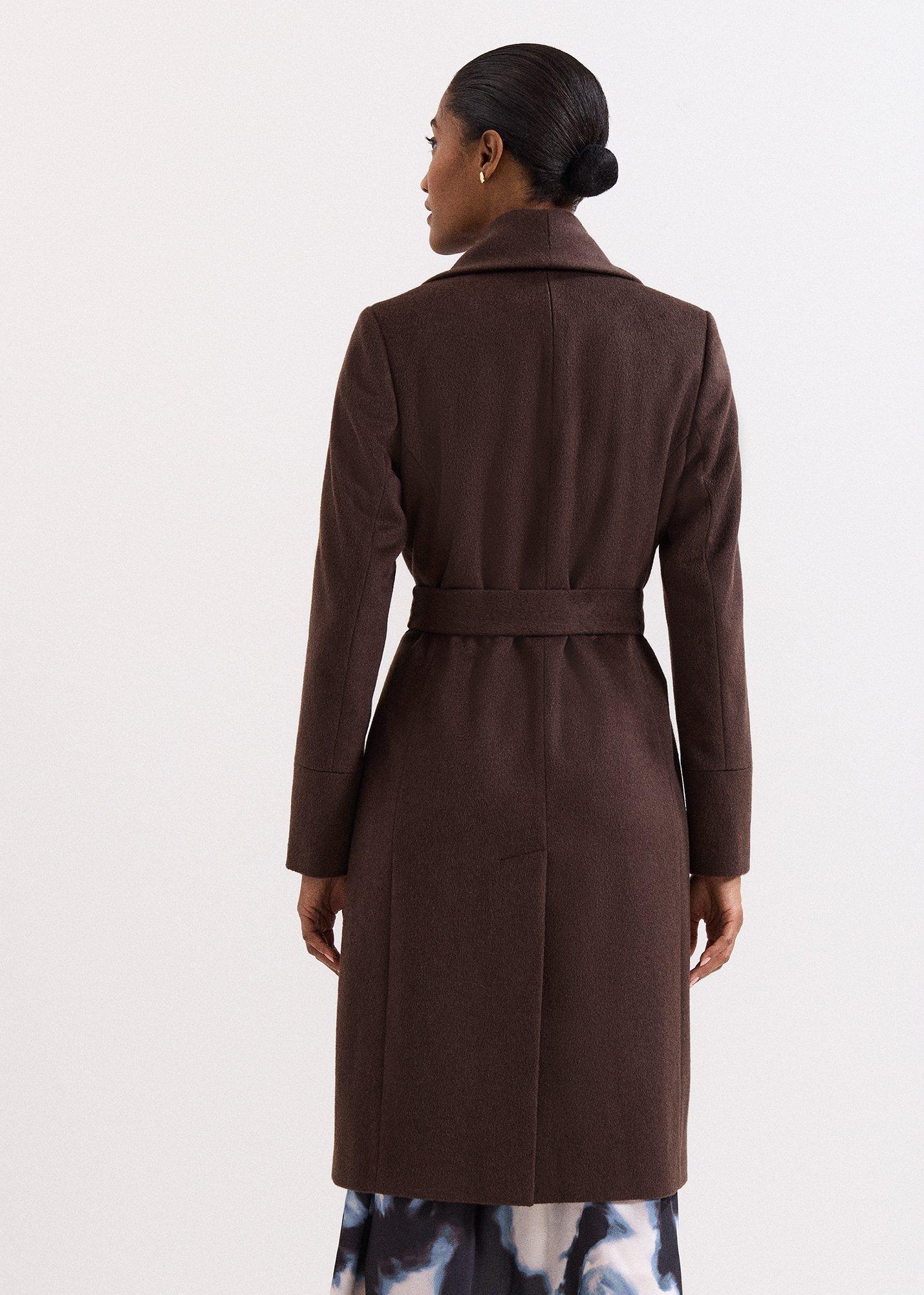 Nicci Belted Wool Coat