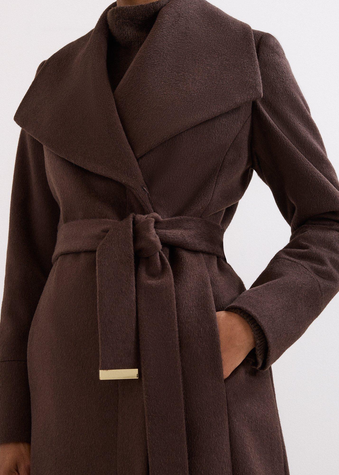 Nicci Belted Wool Coat | Phase Eight UK |