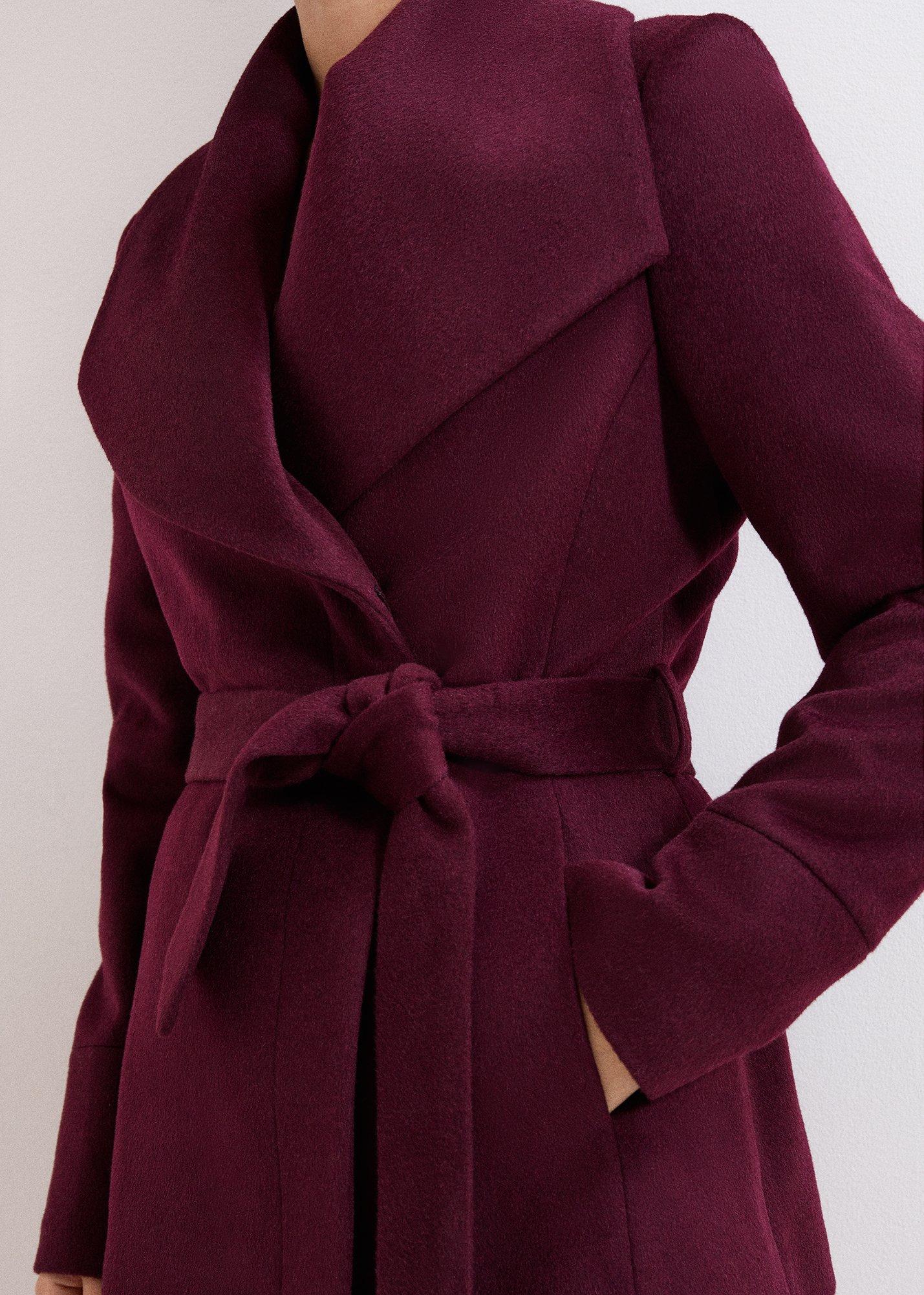${product-id}-Nicci Short Coat-Burgundy-${view-type}
