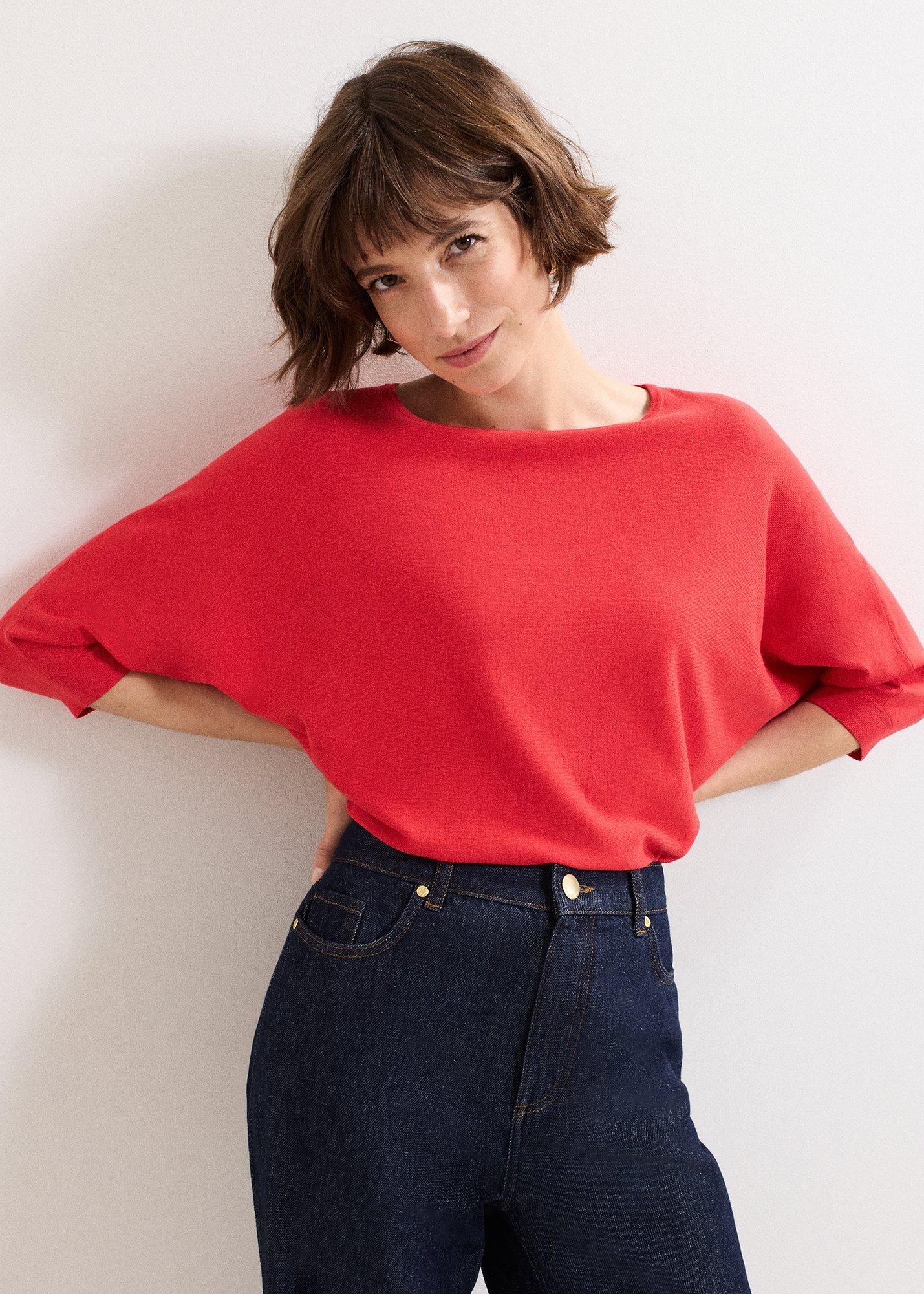 Cristine Batwing Knitted Jumper