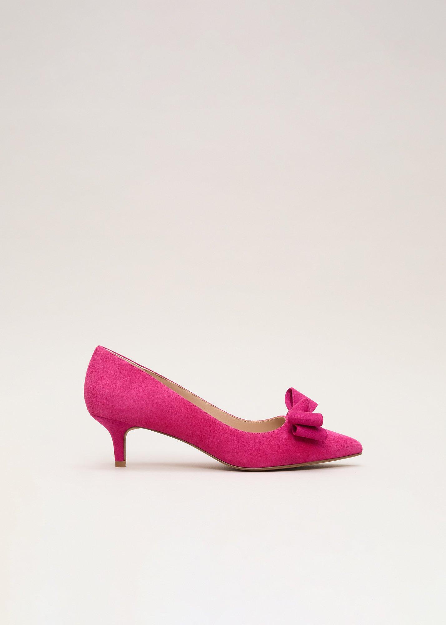 Suede Kitten Heel