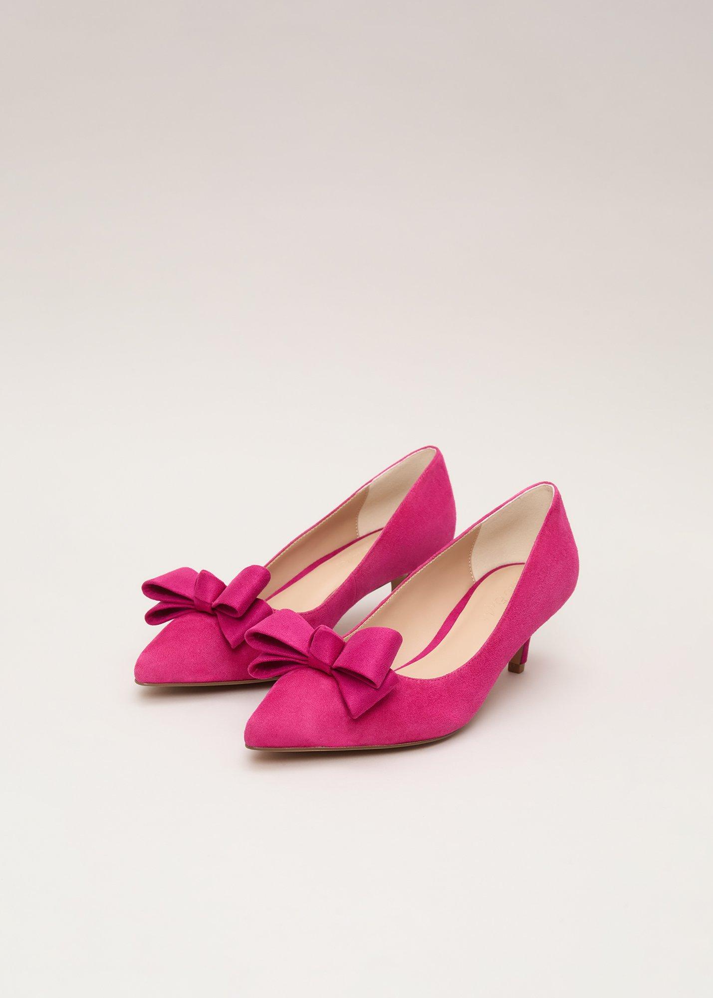 Suede Kitten Heel