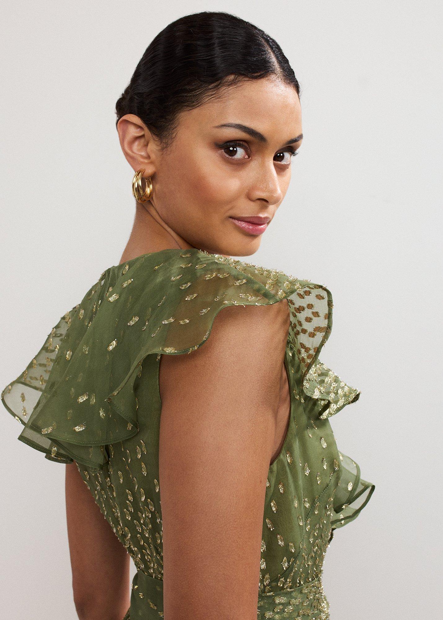 ${product-id}-Astrid Frill Dress-Green-${view-type}