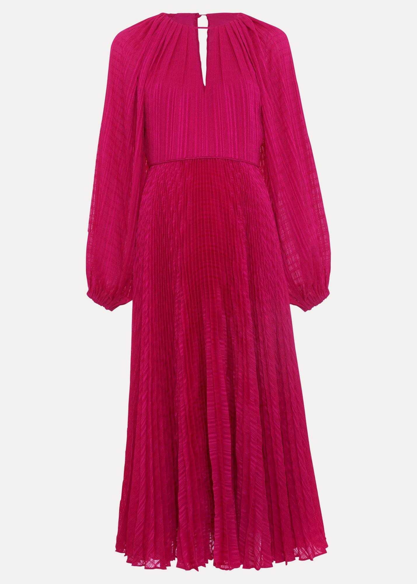 ${product-id}-Faye Textured Dress-Pink-${view-type}