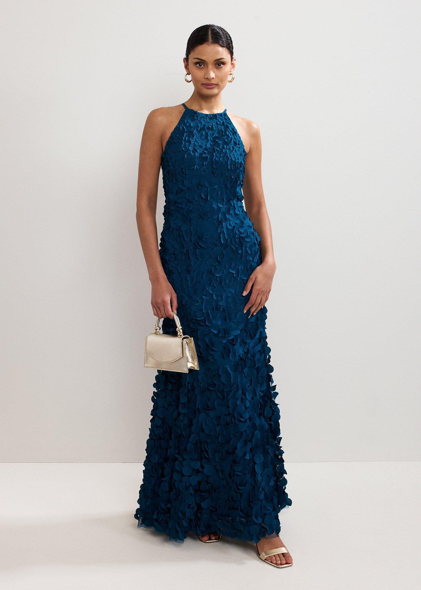 Charlene Teal Dress