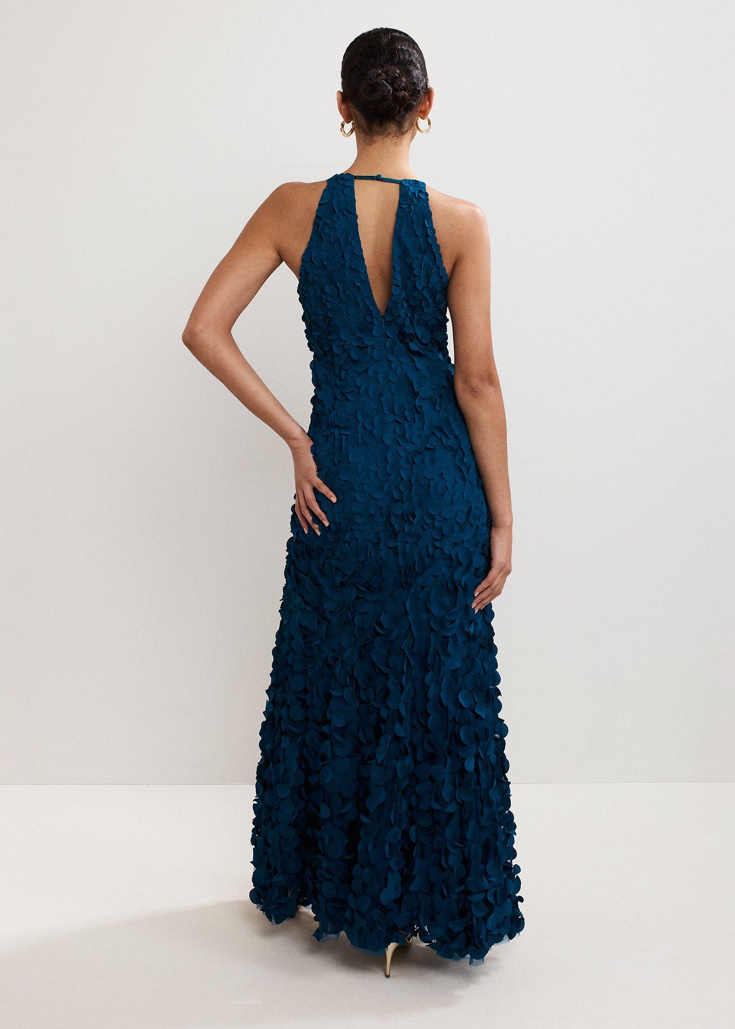 Charlene Teal Dress