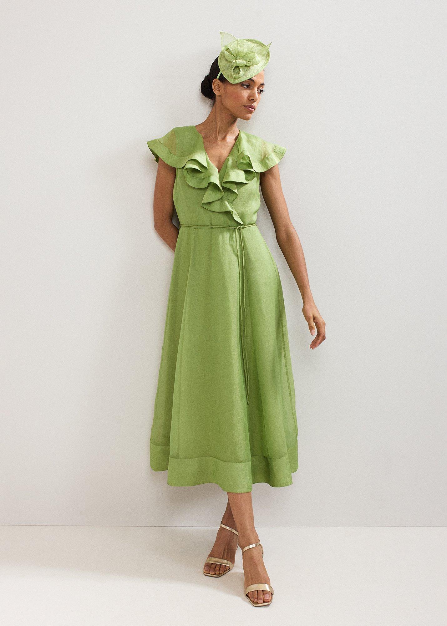 ${product-id}-Annette Frill Dress-Green-${view-type}